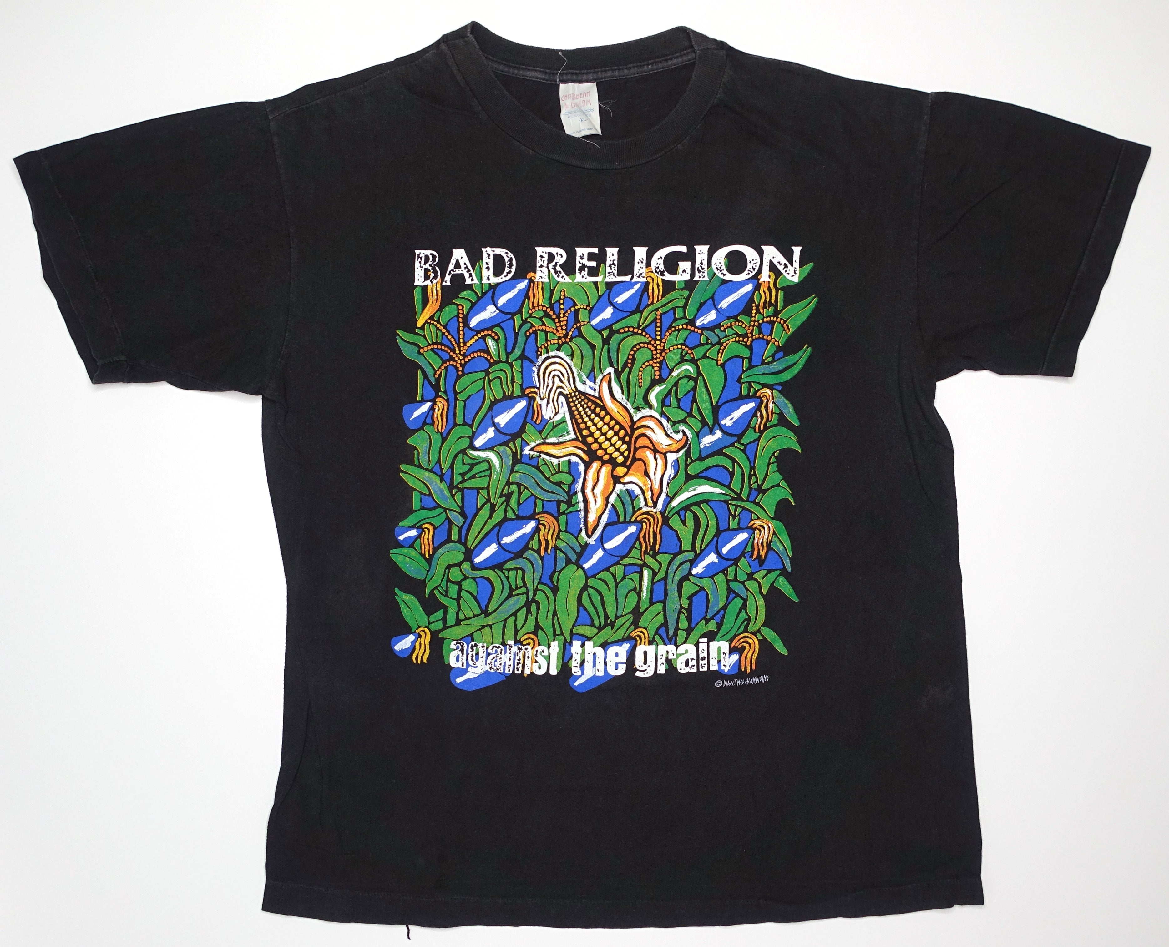 Bad Religion - Against The Grain 90's Tour Shirt Size XL