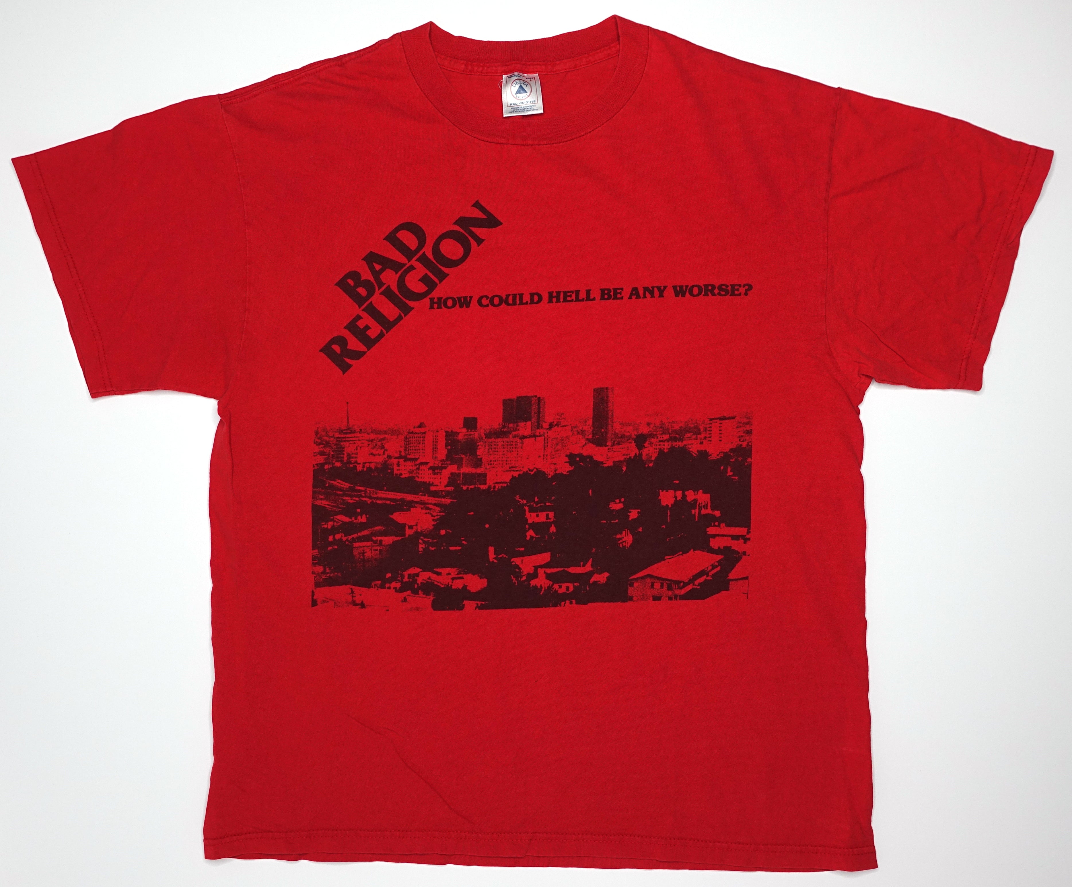Bad Religion - How Could Hell Be Any Worse? 90's Shirt (Epitaph Back) Size Large