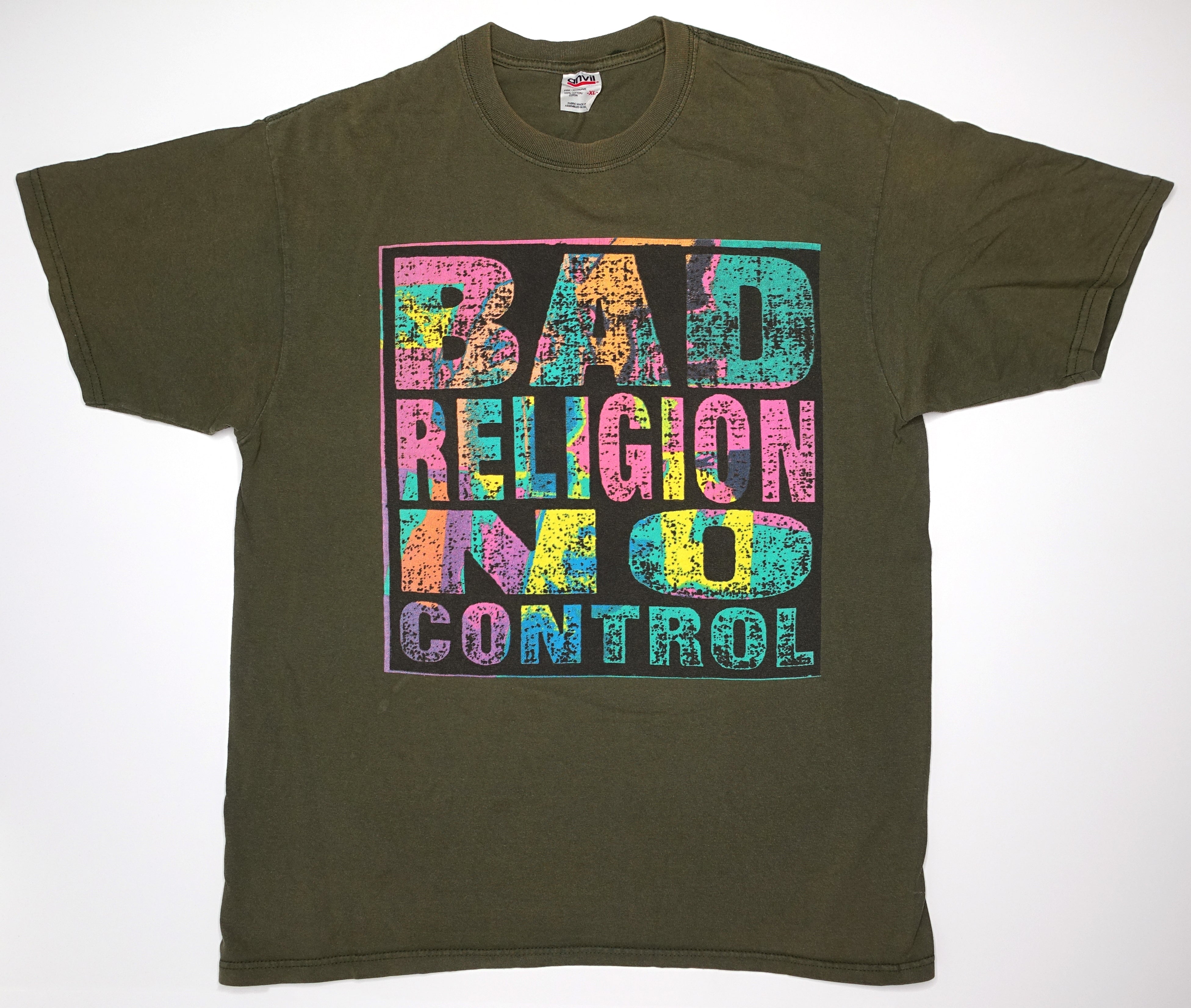 Bad Religion - No Control 90's Epitaph Back Print Shirt Size XL