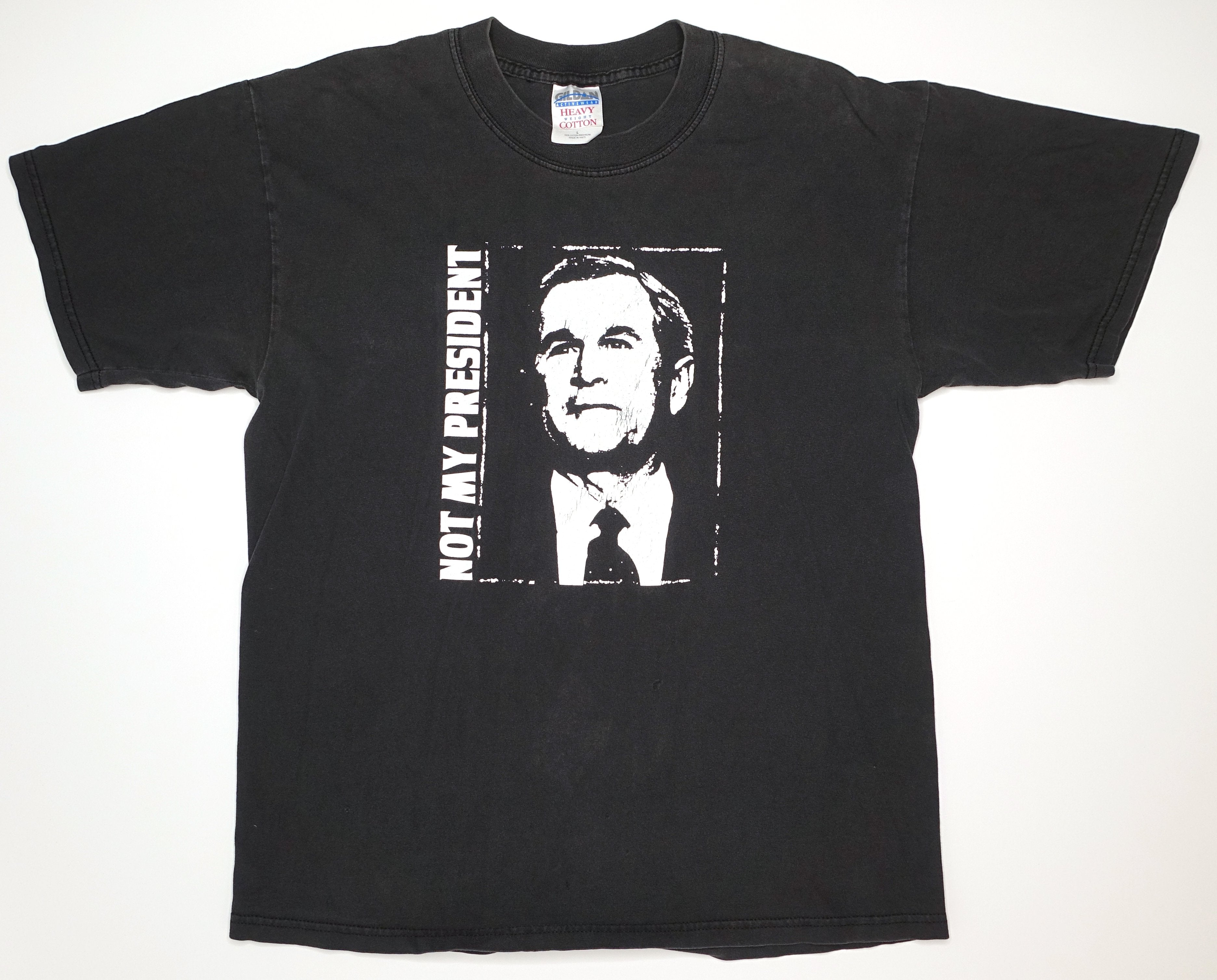 Fat Wreck Chords - Not My President 90's Shirt (Gildan) Size Large