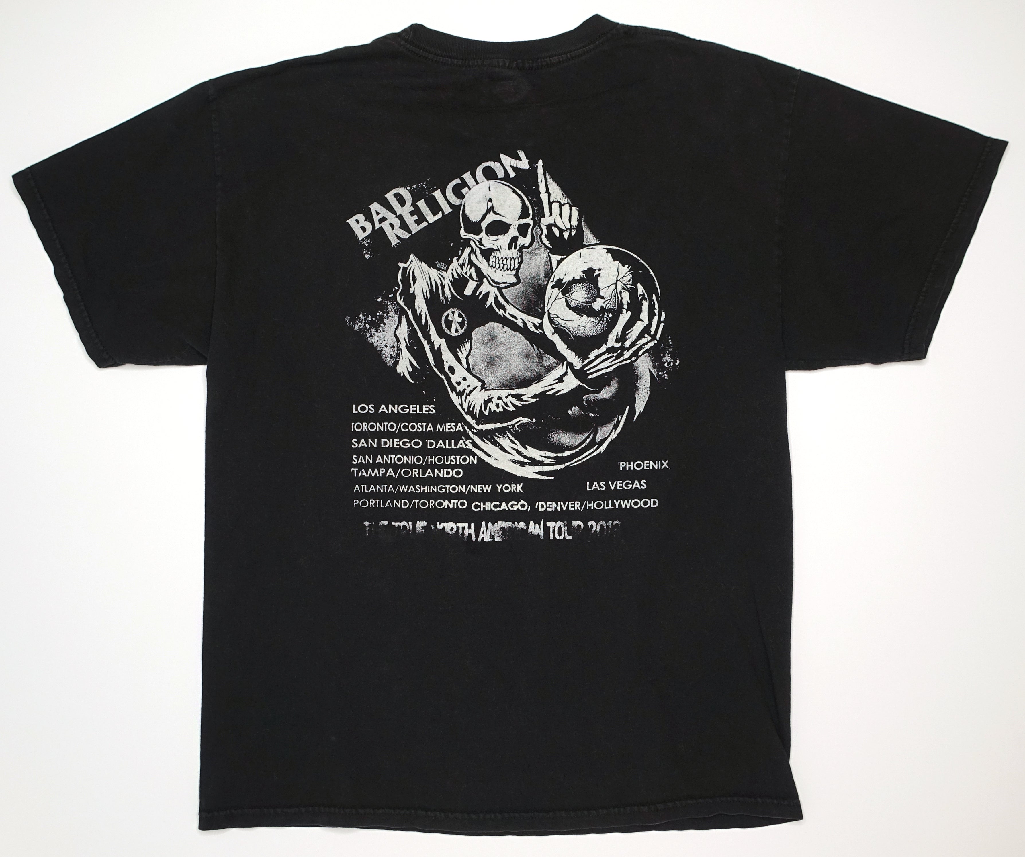 Bad Religion - 2013 North American Tour Parking Lot Boot Shirt Size Large