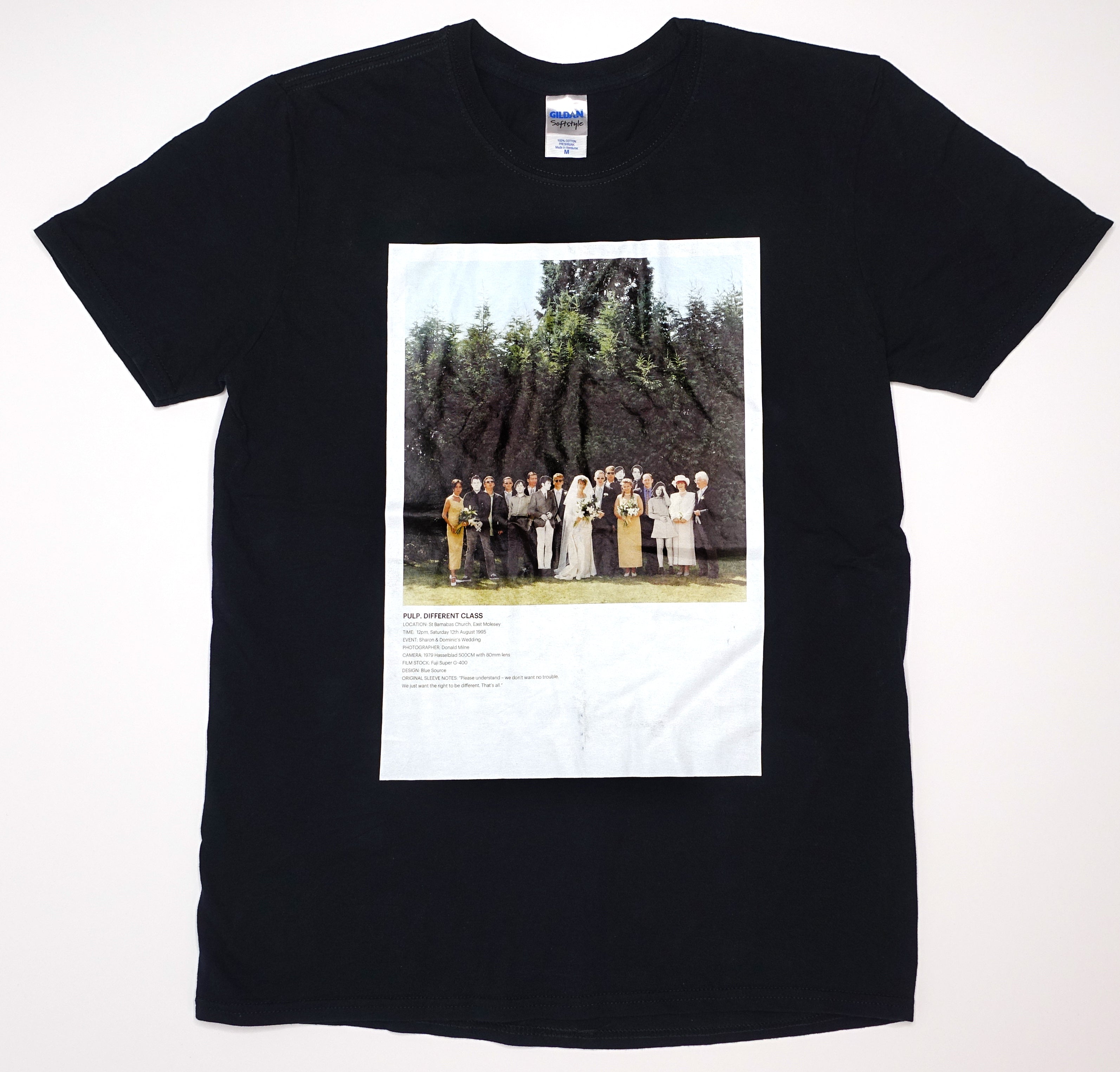 Pulp - Different Class 2012 Tour Shirt Size Medium