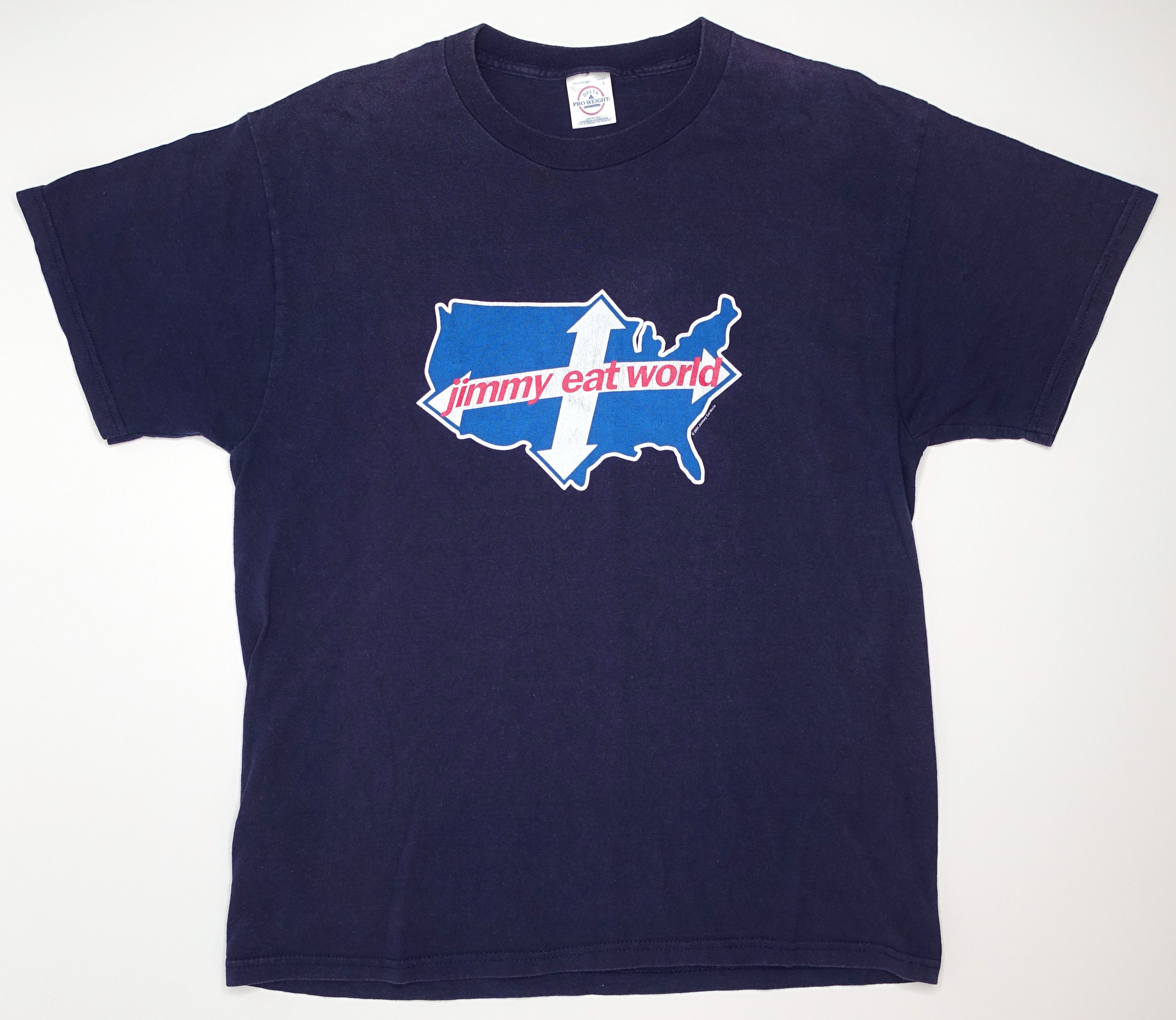 Jimmy Eat World - Bleed American Arrows 2002 Tour Shirt Size Large