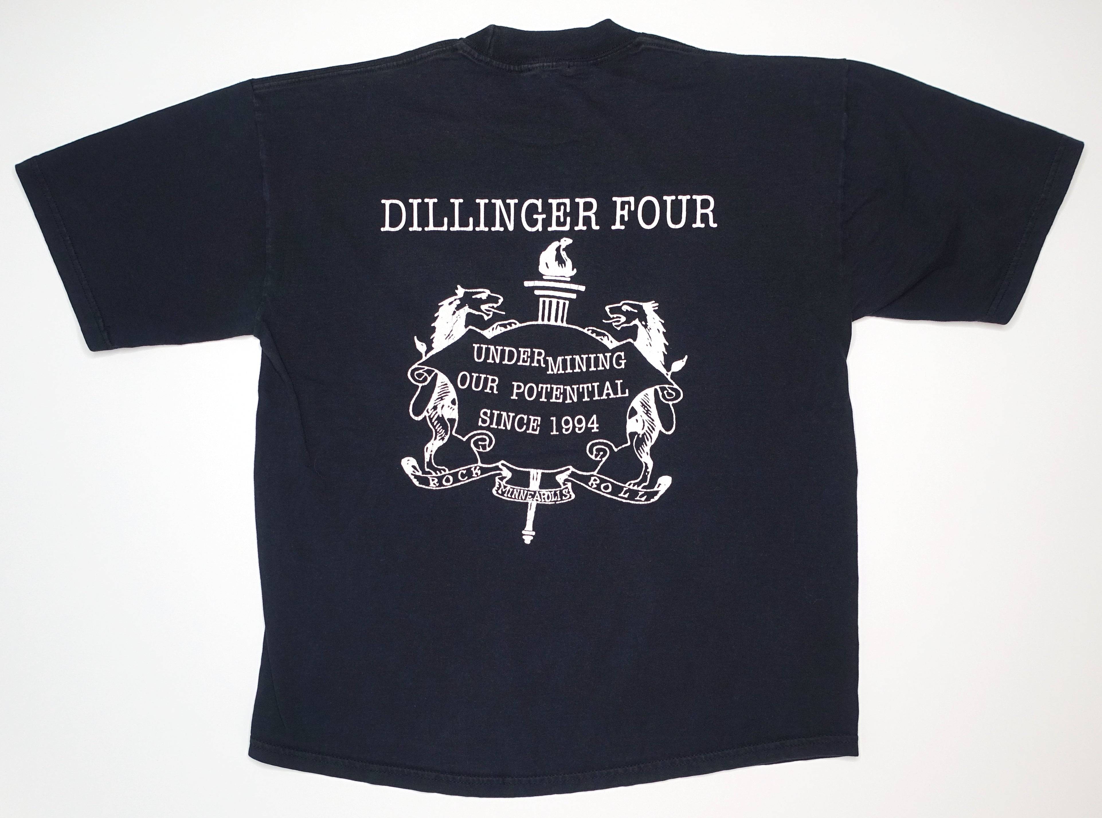 Dillinger Four – Music Is None Of My Business 90's Tour Shirt Size Medium