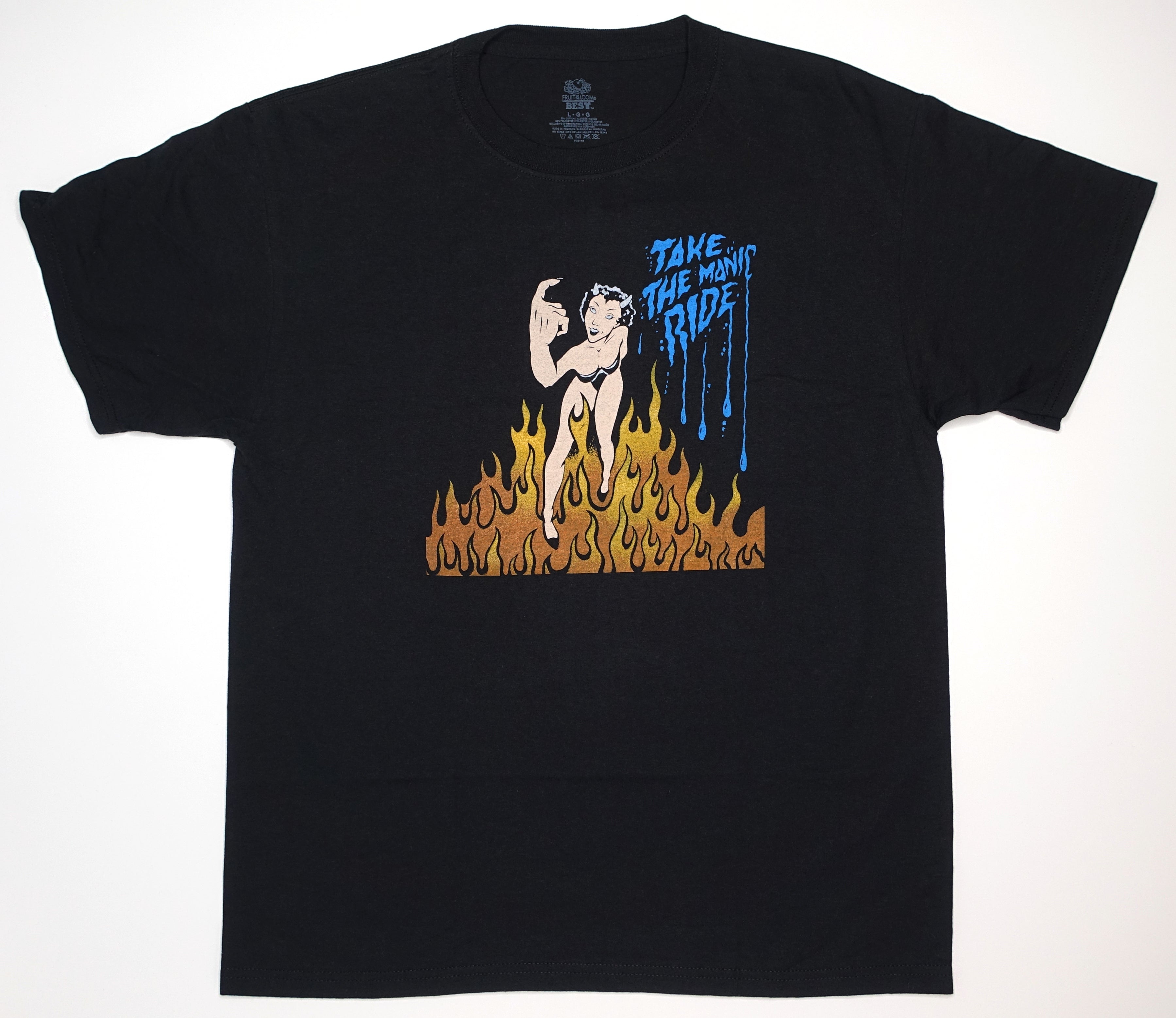 Bl'ast! – Take the Manic Ride (Bootleg) Shirt Size Large