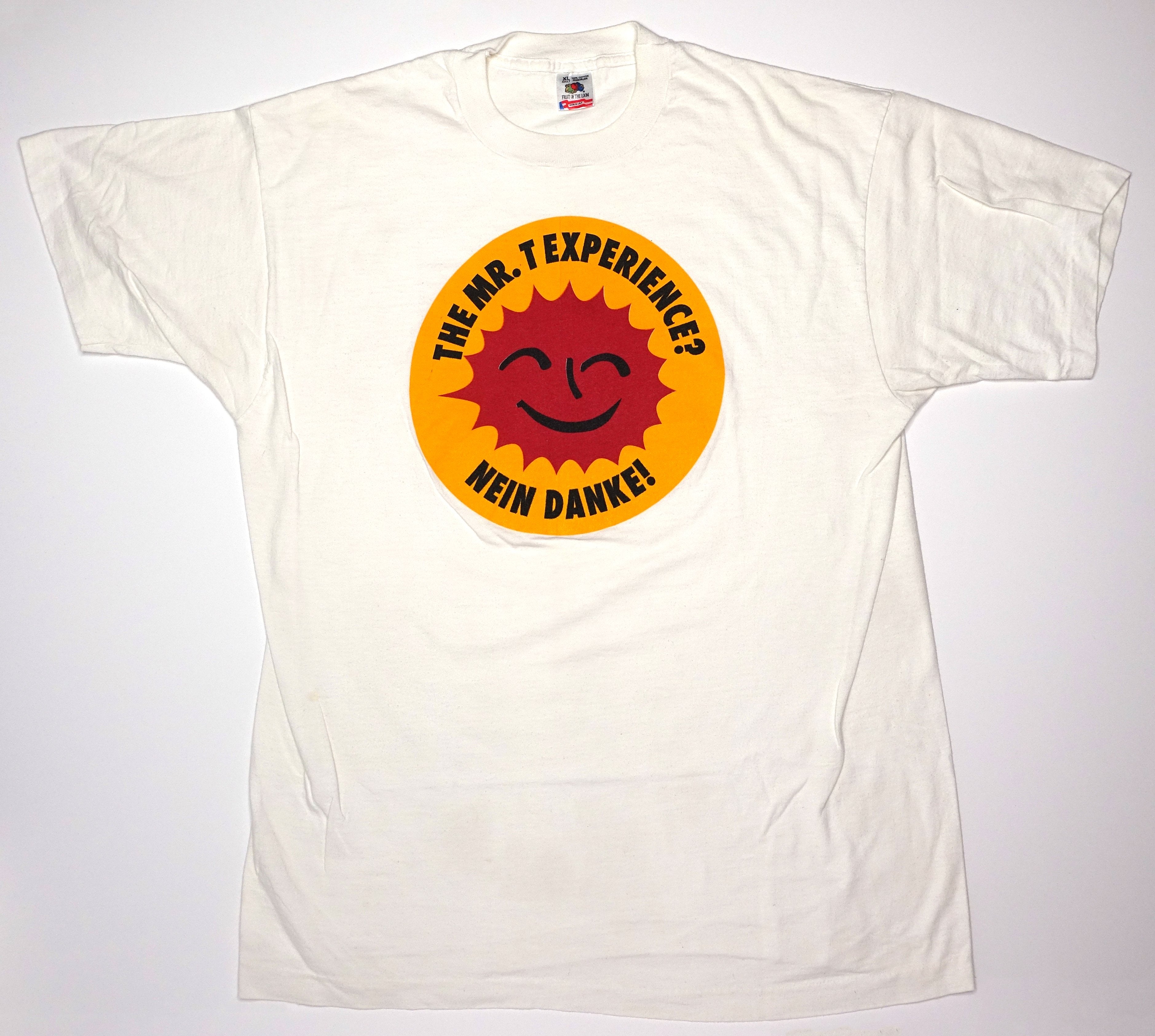 Mr. T Experience – Nein Danke! / Our Bodies Our Selves Tour 90's WHITE Shirt Size XL