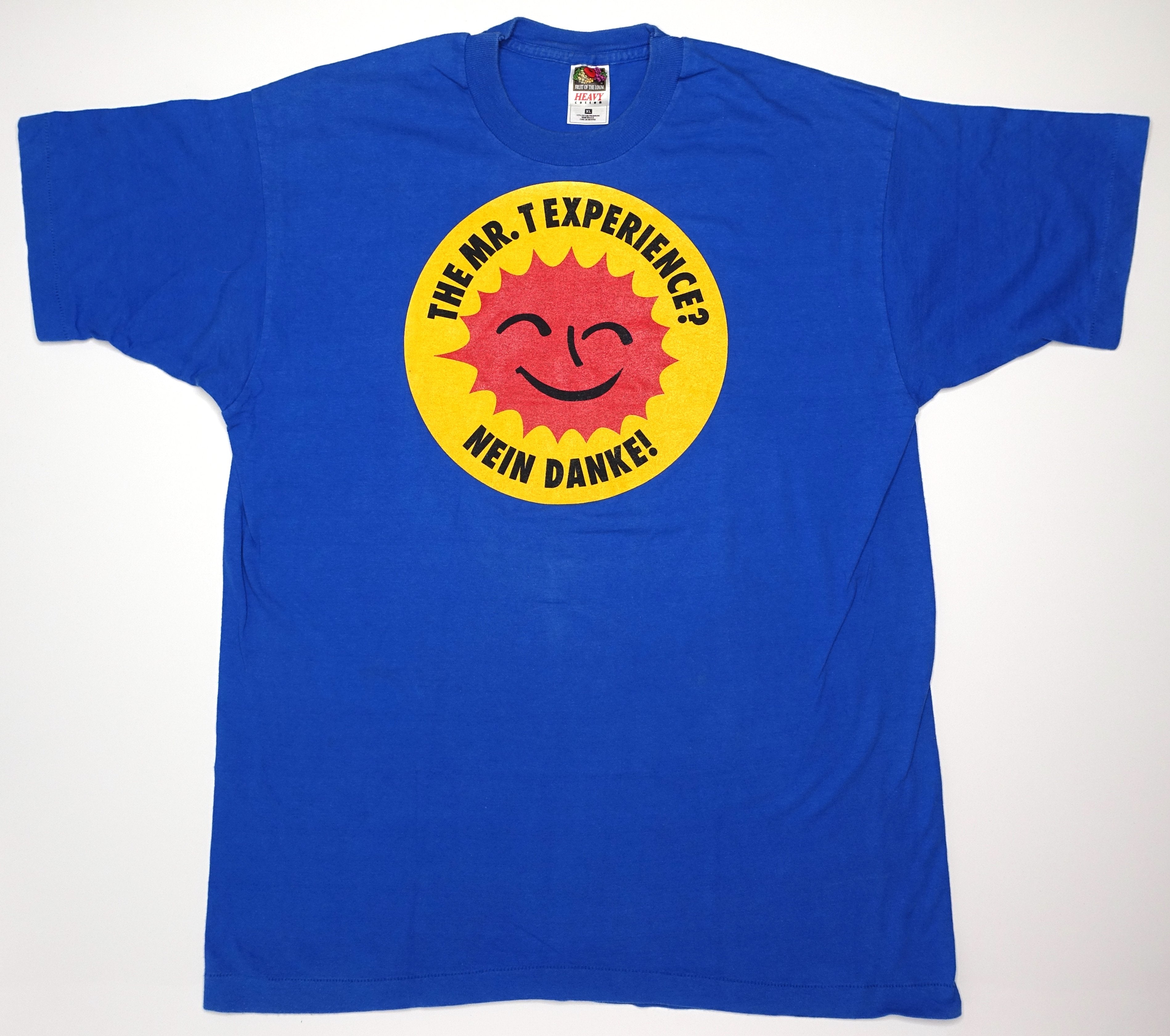 Mr. T Experience – Nein Danke! / Our Bodies Our Selves Tour 90's BLUE Shirt Size XL