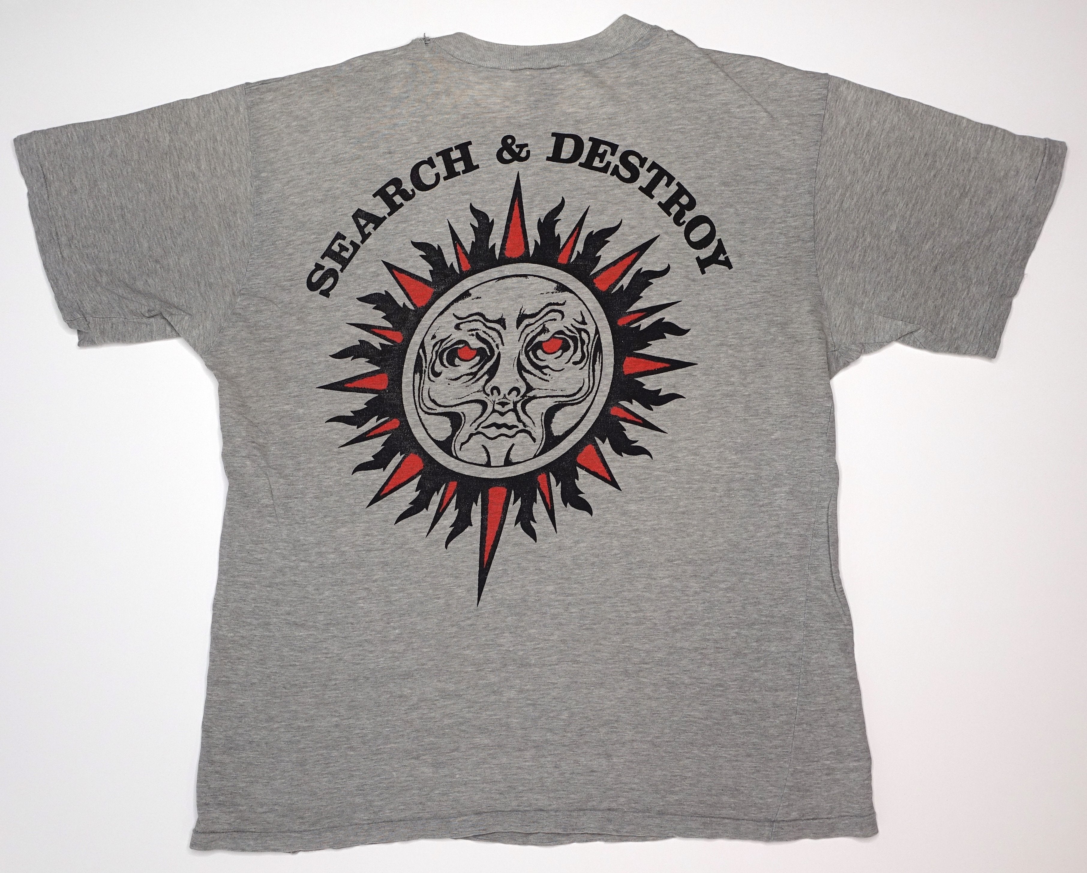 Rollins Band - Search & Destroy 1992 Tour Shirt Size Large