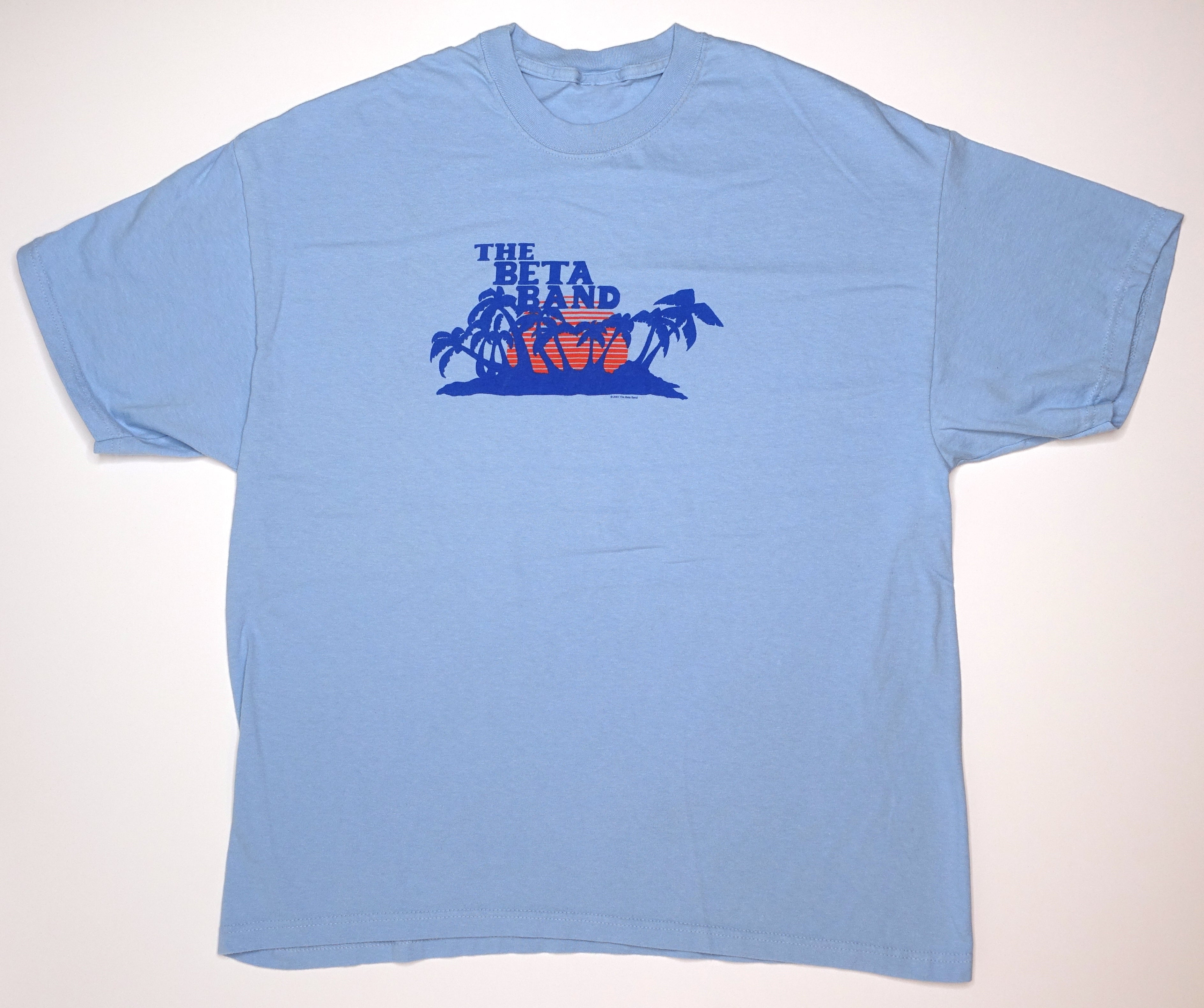 Beta Band - Tropical Paradise / Hot Shots II 2001 Tour Shirt Size XL