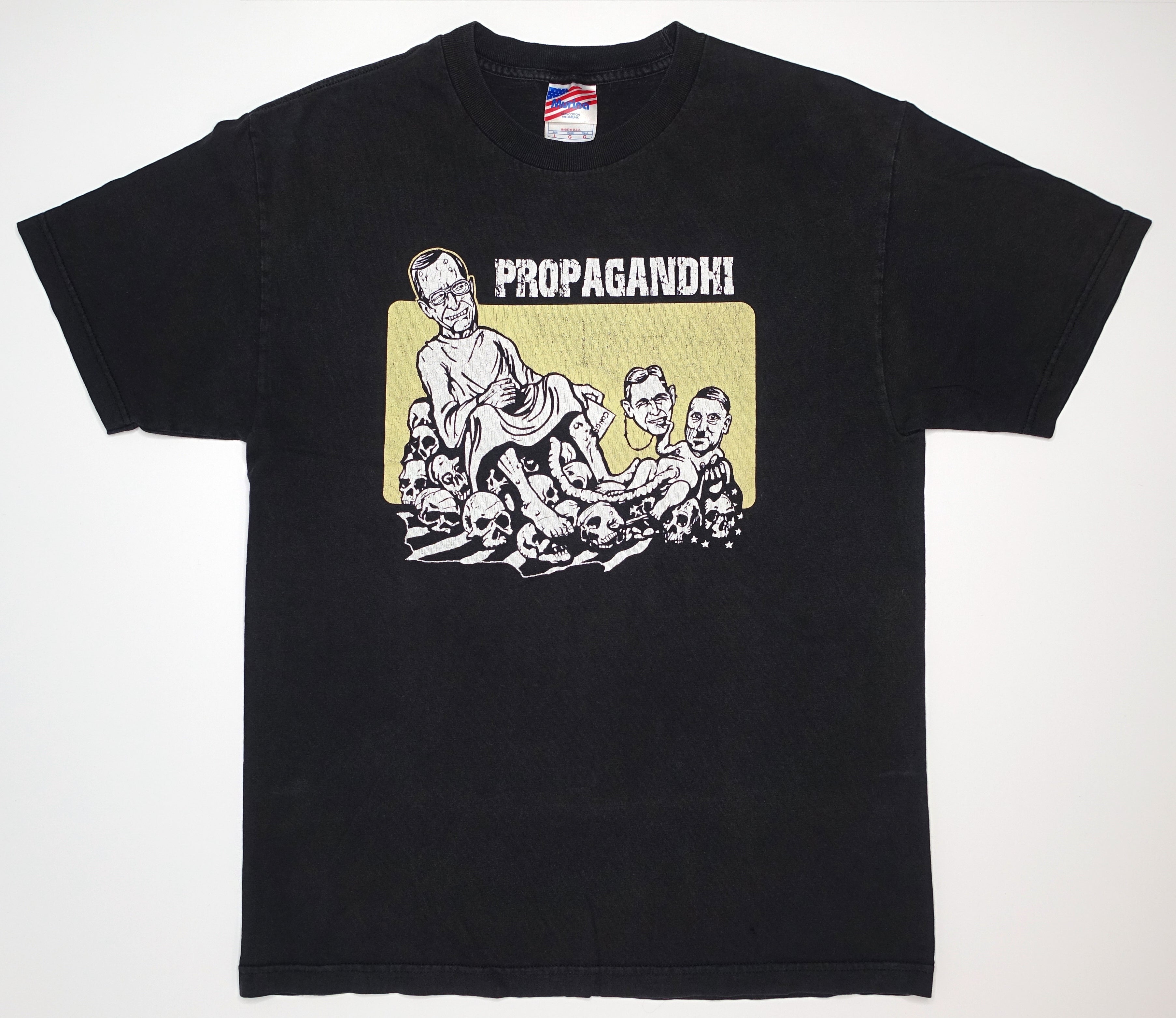 Propagandhi - George Bush And Baby Hitler Tour Shirt Size Large