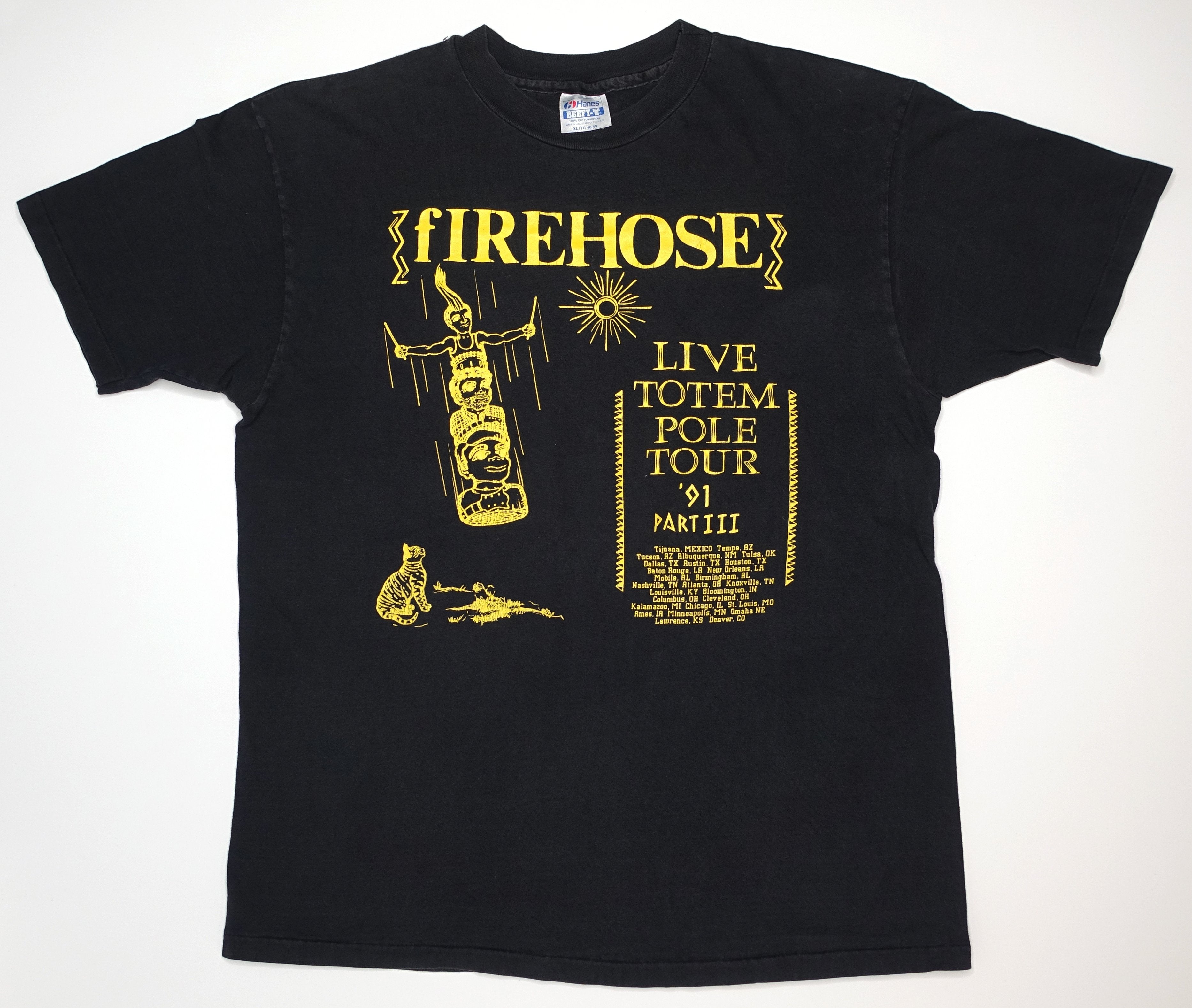 fIREHOSE - Live Todem Pole 1991 Pt. III Tour Shirt Size XL