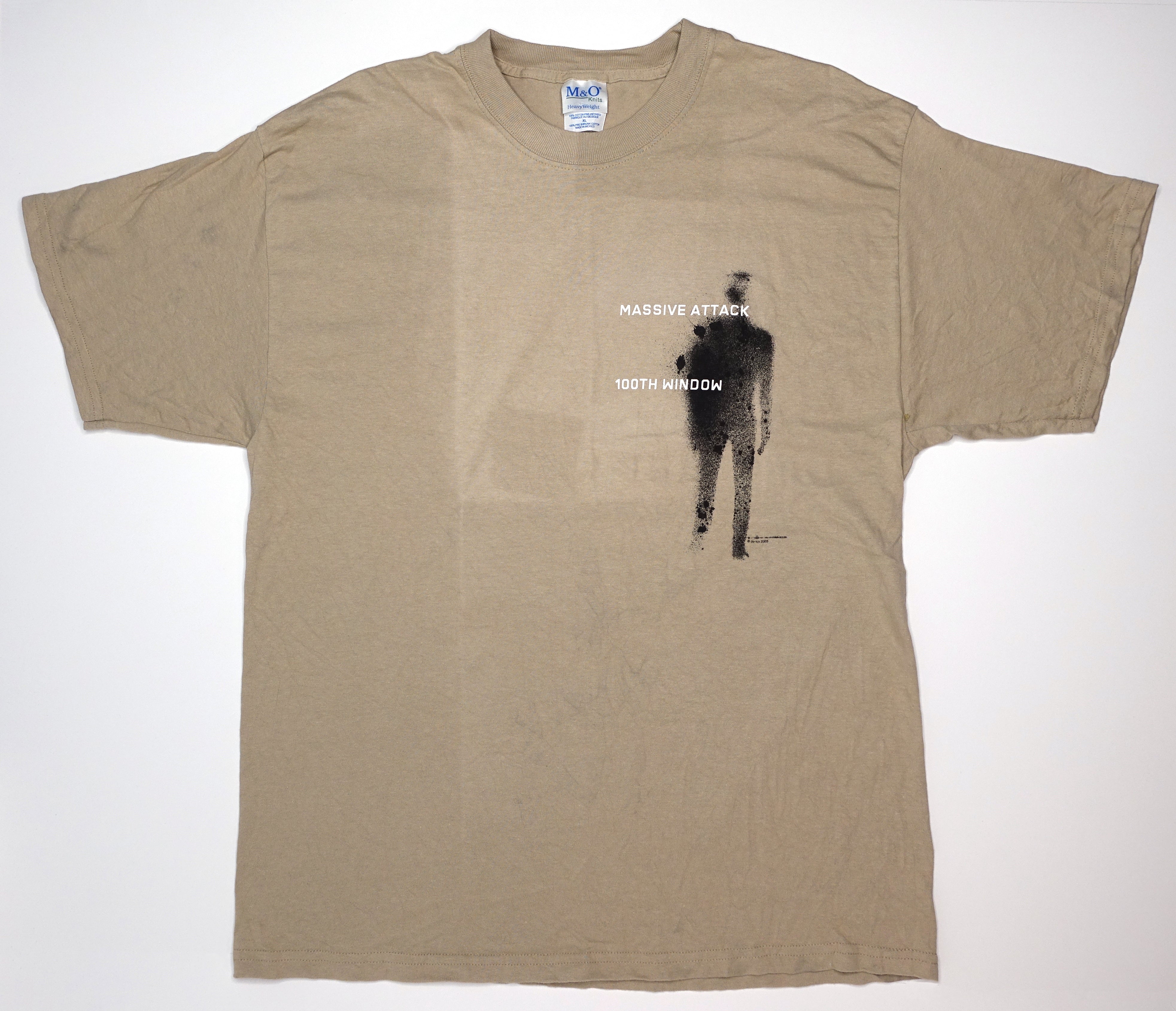 Massive Attack - 100th Window 2003 Tour Shirt Size XL