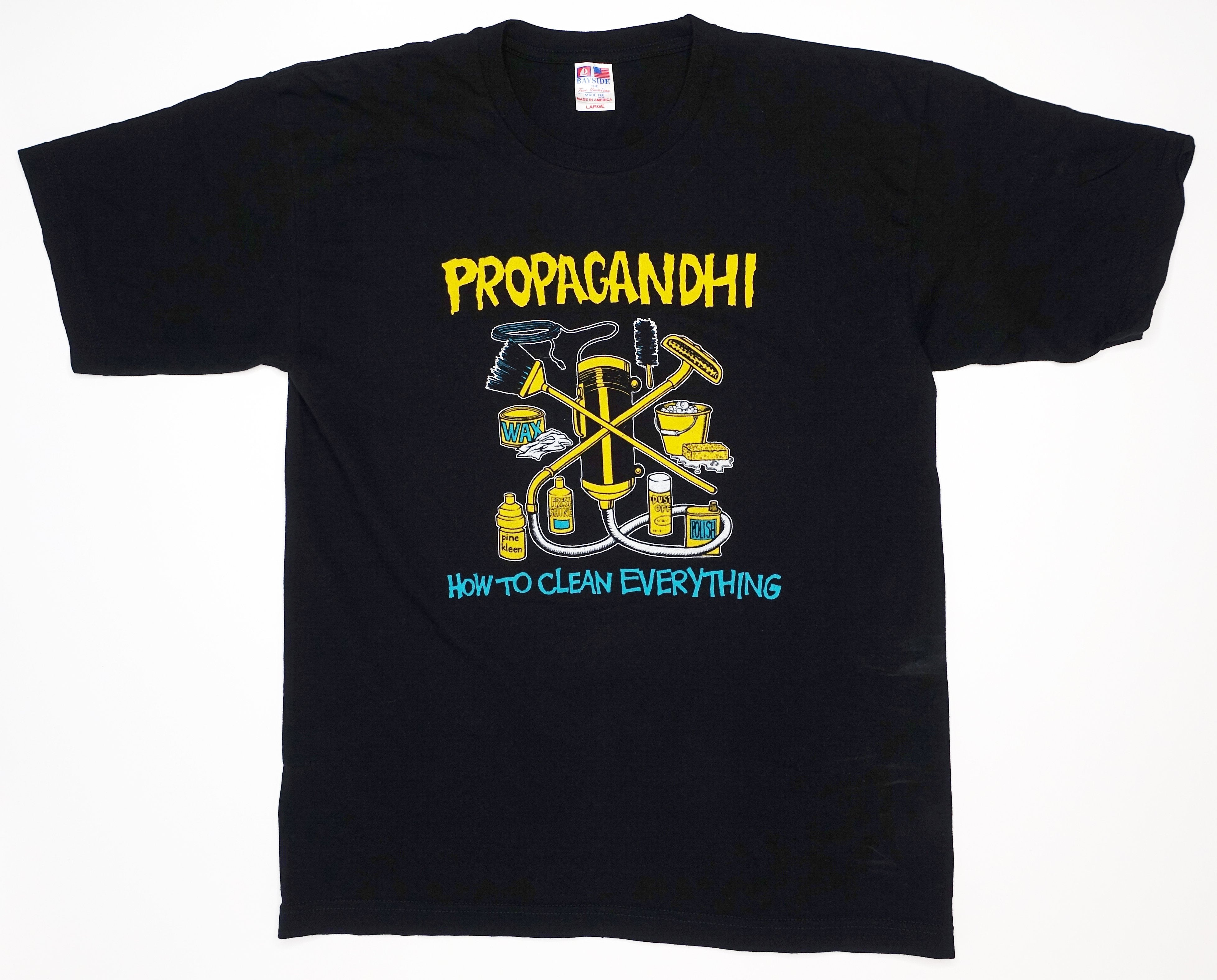 Propagandhi - How To Clean Everything 00's Webstore Shirt Size Large