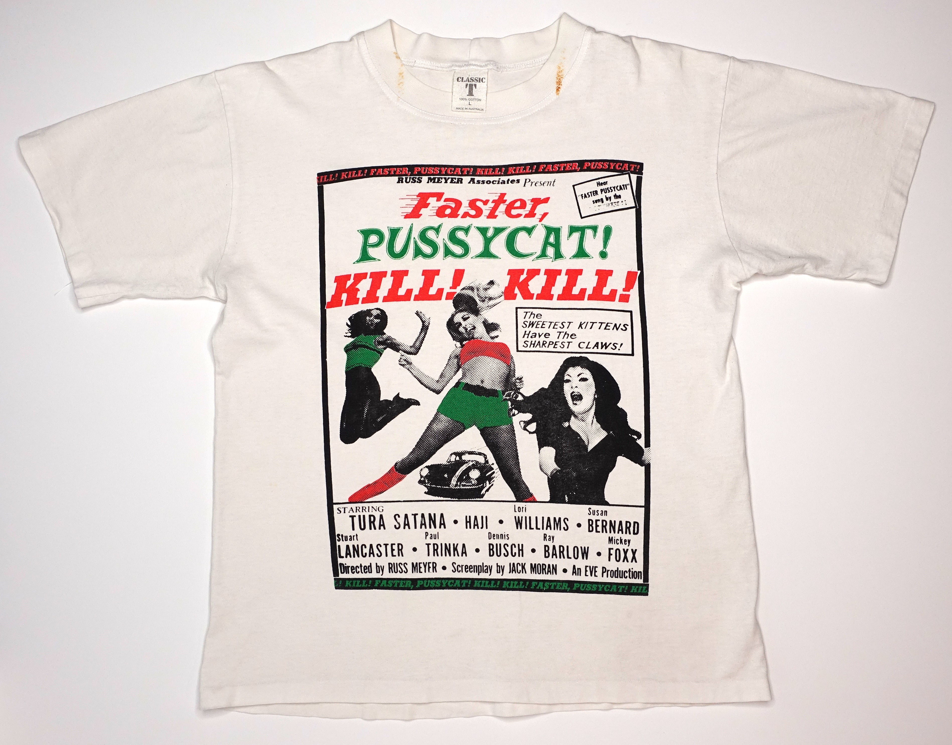 Faster, Pussycat! Kill! Kill! Shirt Shirt Size Large