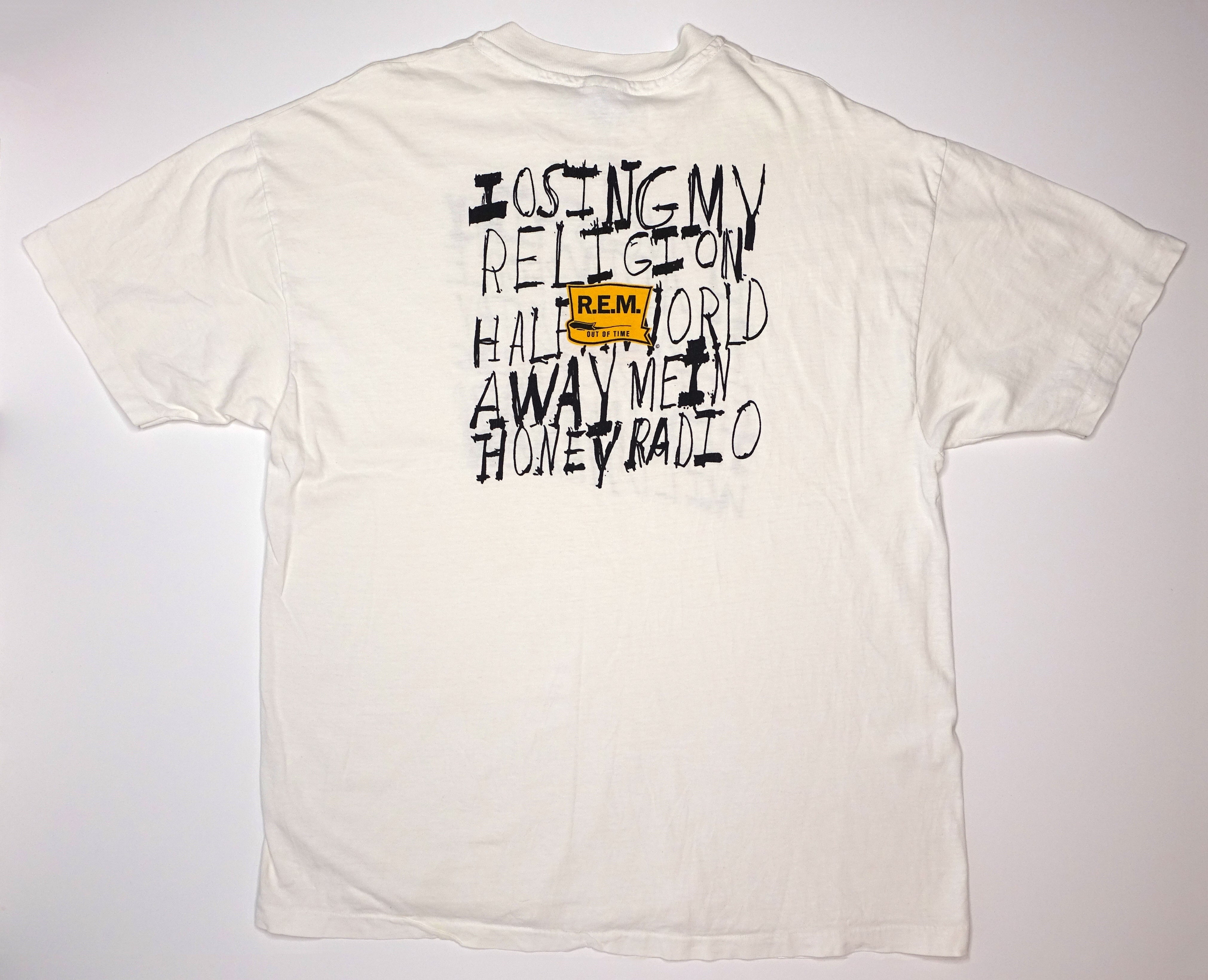 R.E.M. – Out Of Time 1991 Tour Shirt Size XL