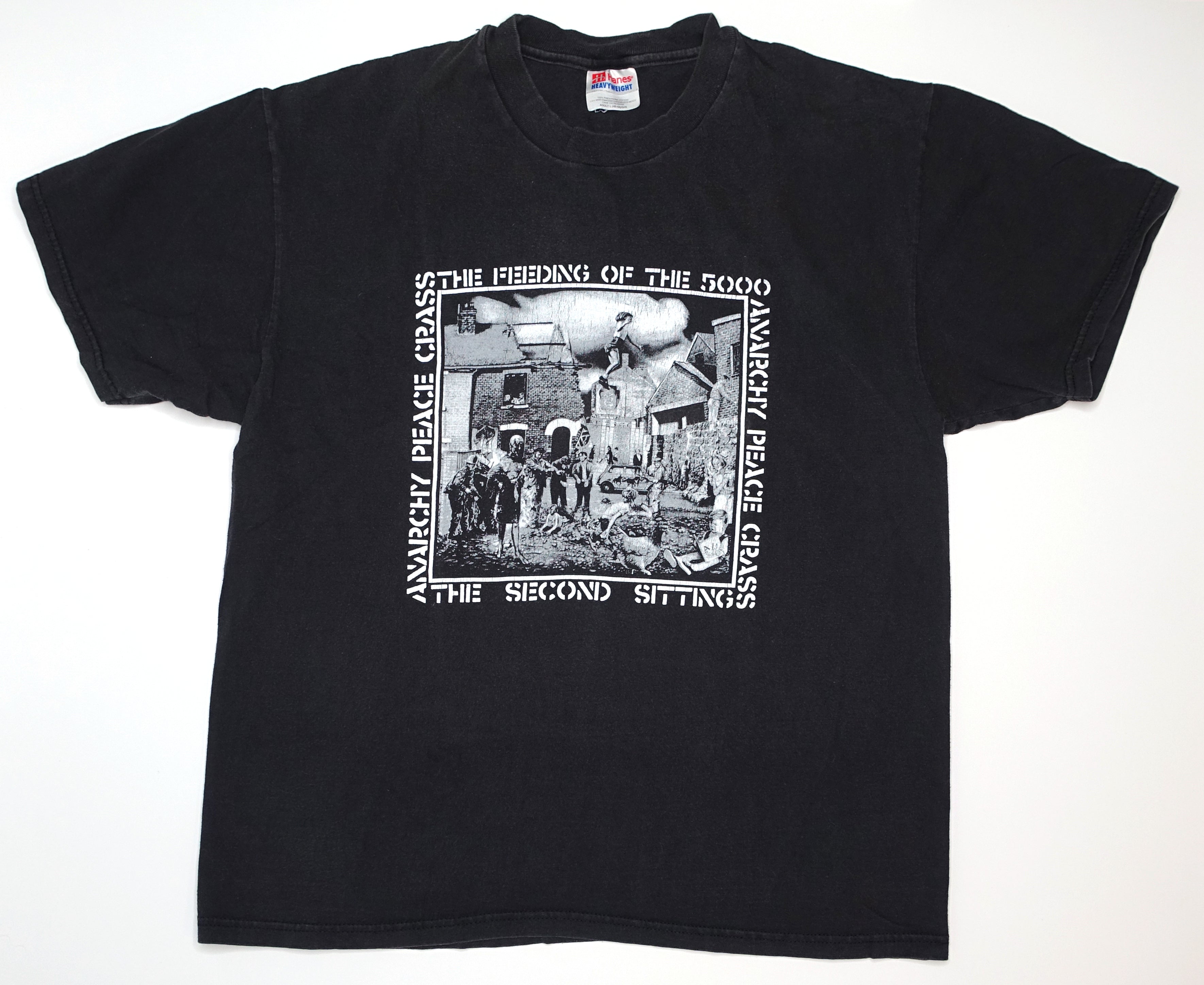 Crass – The Feeding Of The Five Thousand 90's Shirt Size Large