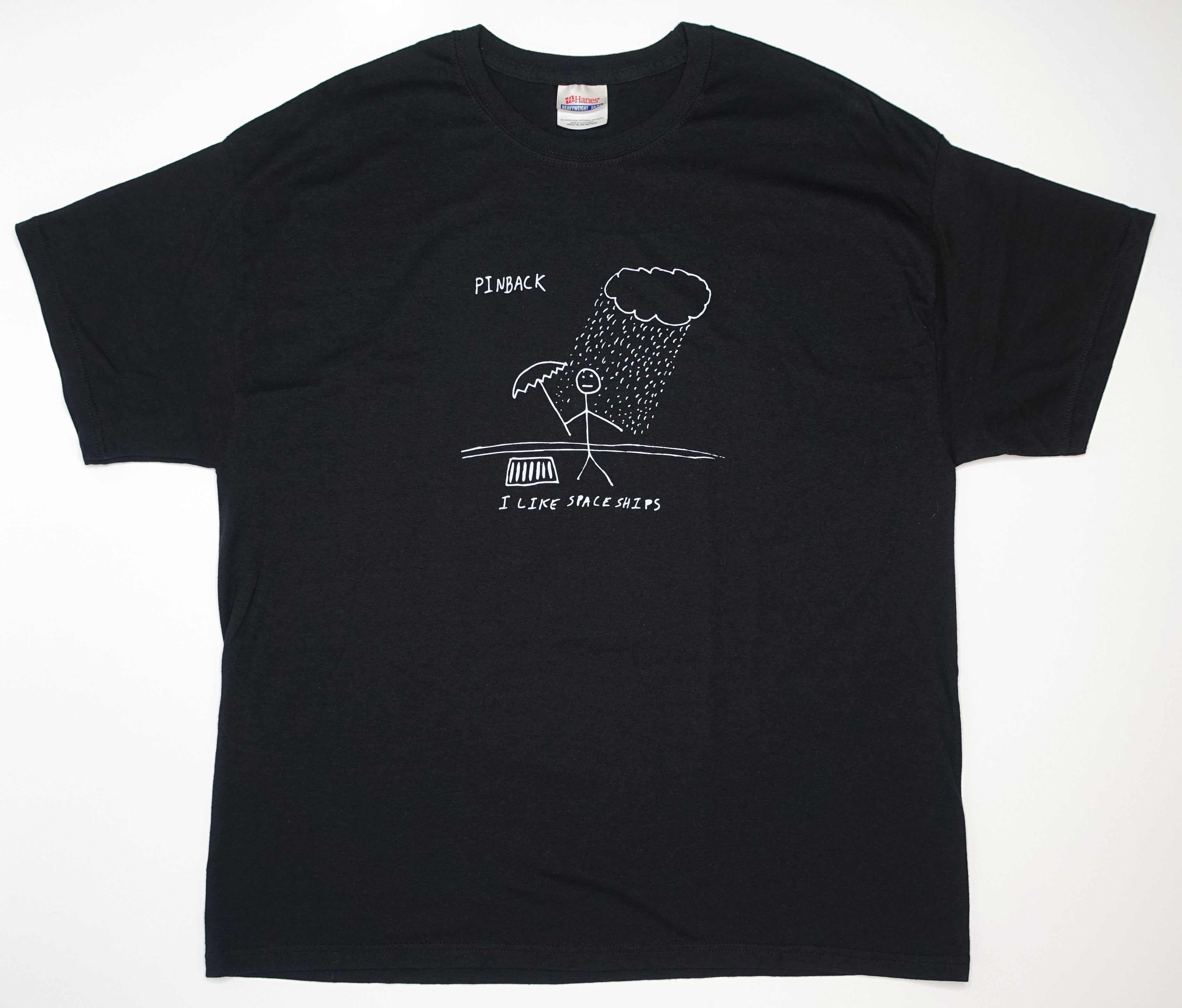 Pinback - I Like Spaceships Tour Shirt Size XL