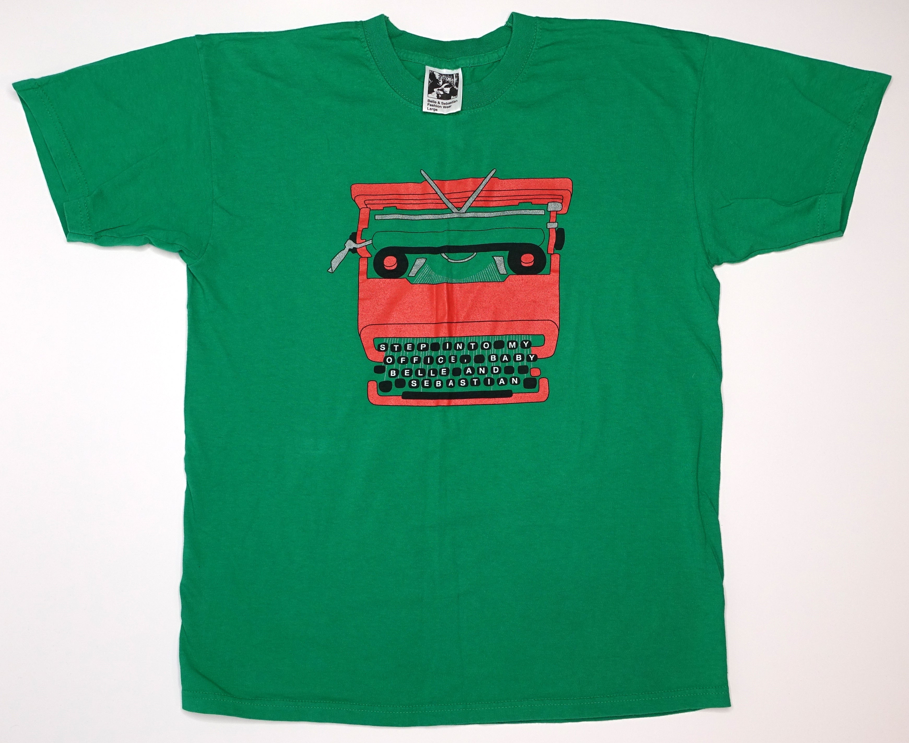 Belle & Sebastian - Typewriter Step Into My Office Baby Tour Shirt Size Large