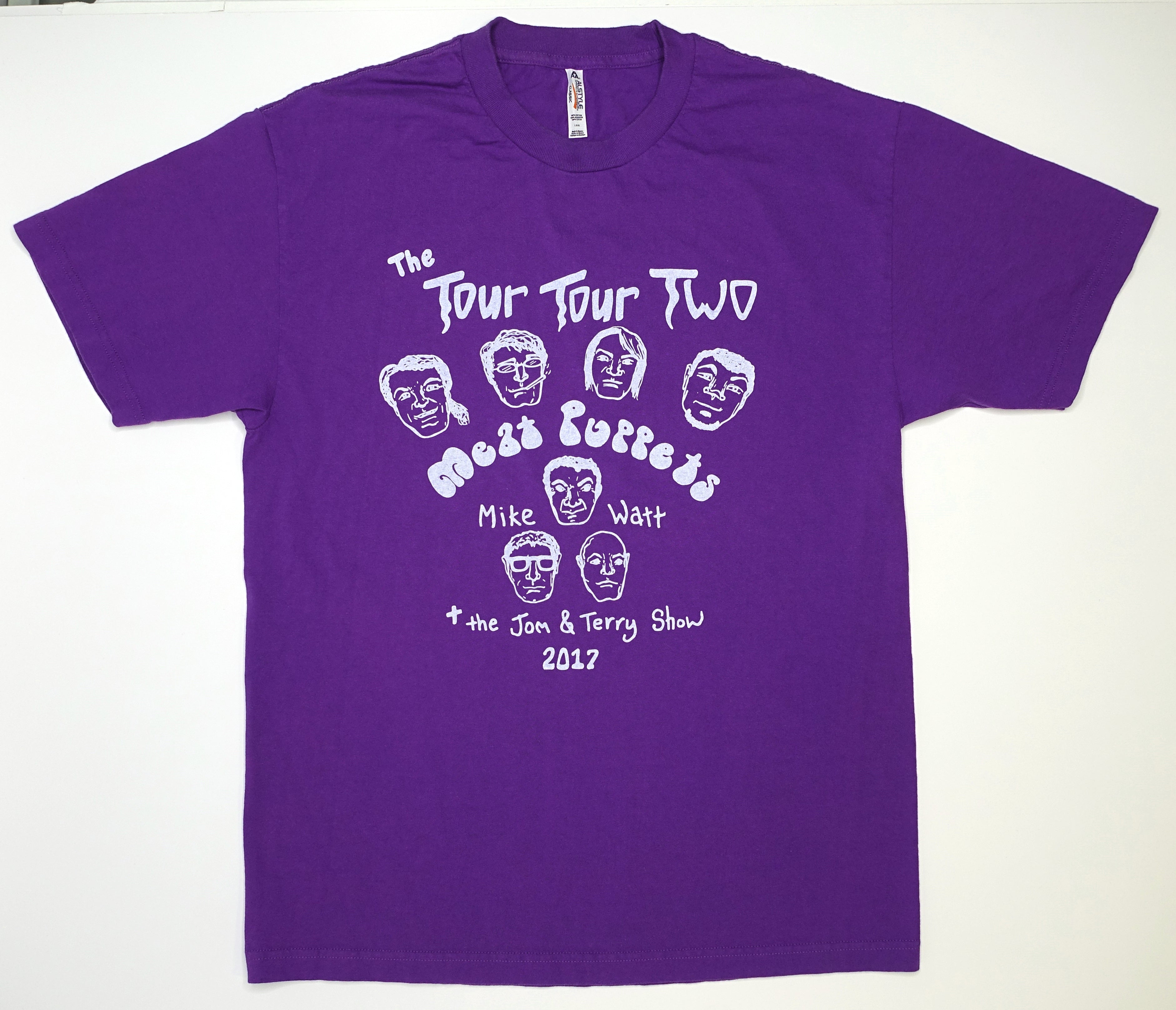 Meat Puppets / Mike Watt - Tour Tour Two 2017 Tour Shirt Size Large