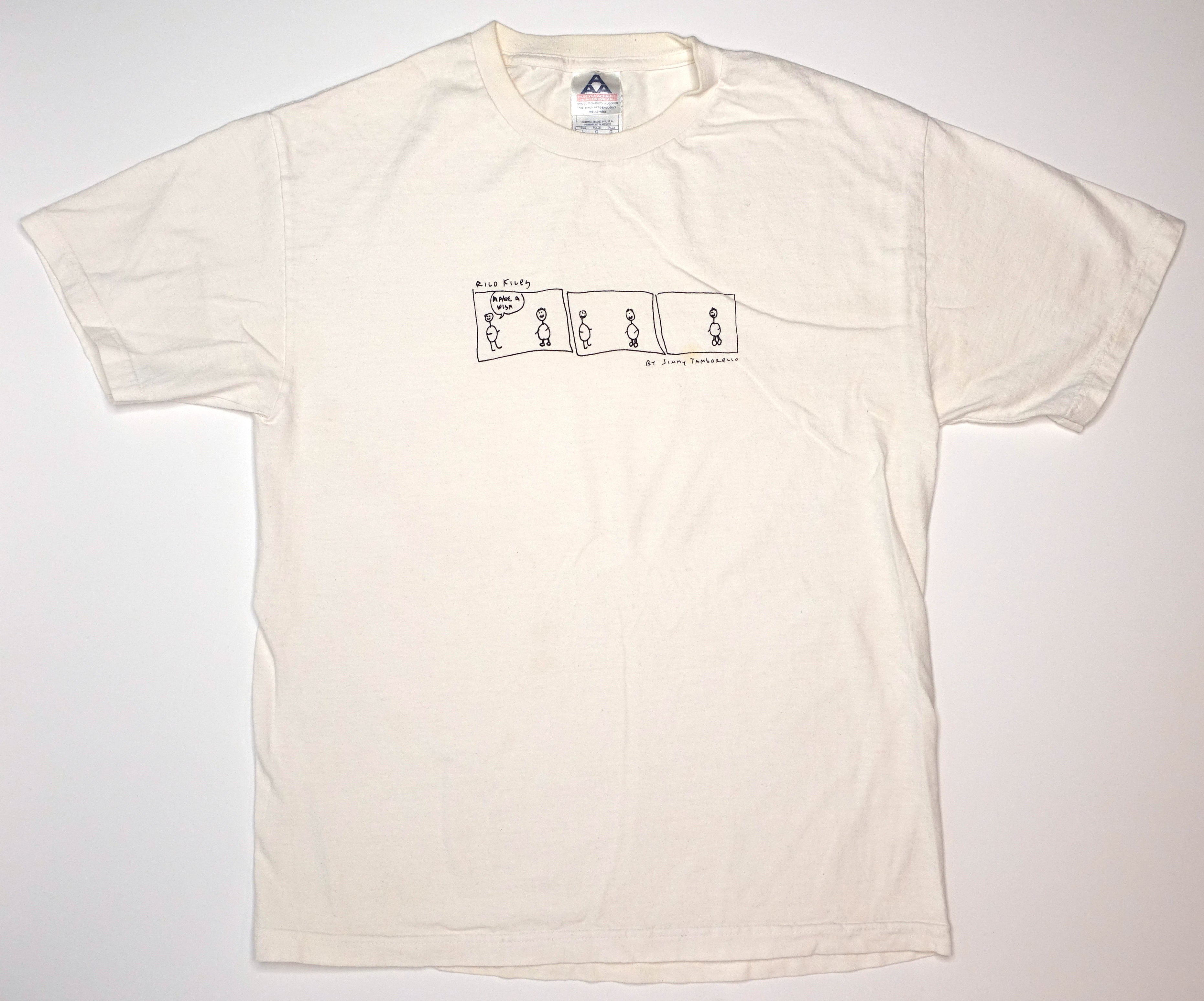 Rilo Kiley – (ORIGINAL) Make A Wish by Jimmy Tamborello 2002 Tour Shirt Size Large