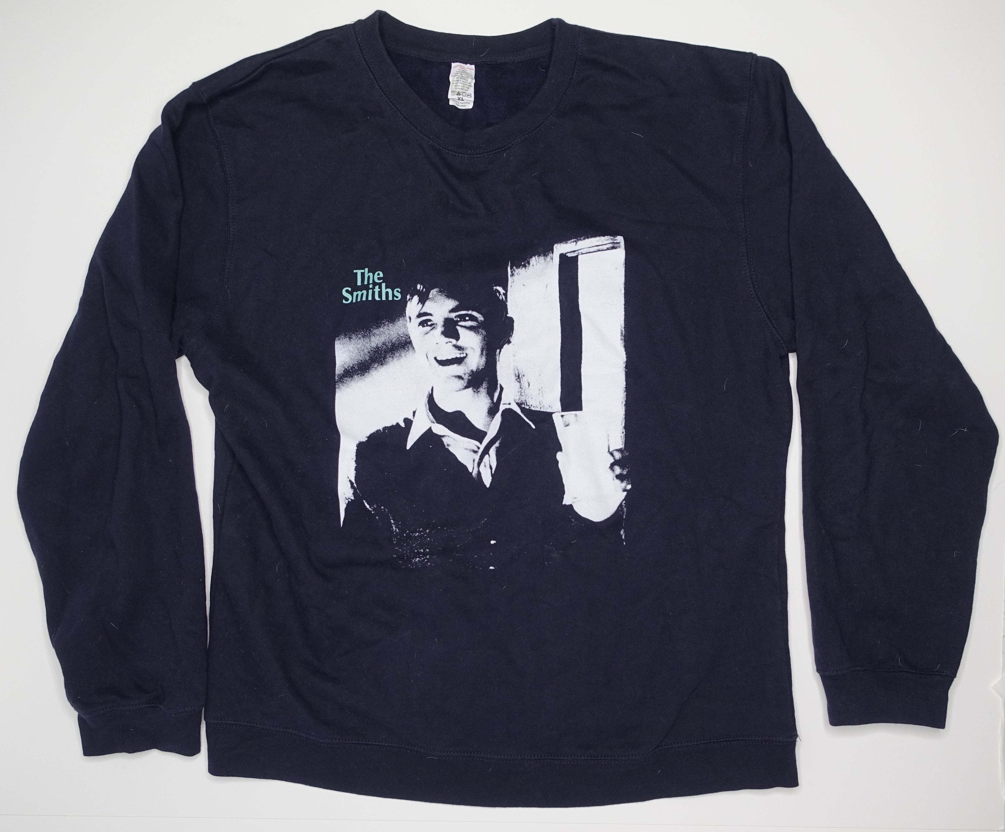 Smiths - What Difference Does It Make? Misprint Navy Sweat Shirt (Bootleg by Me) Size XL
