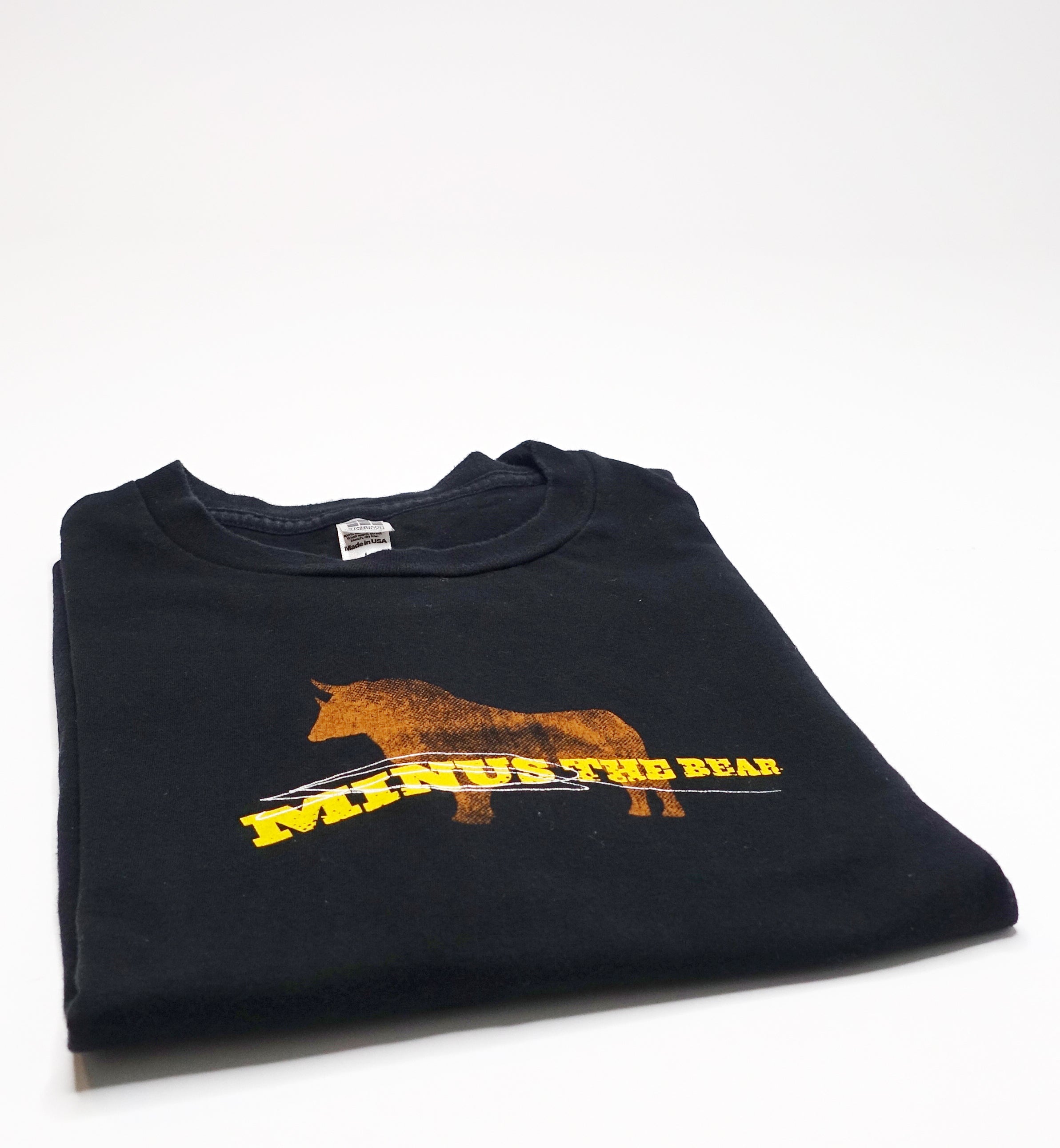 Minus The Bear - Bull Menos El Oso 2005 Tour Shirt Size Large