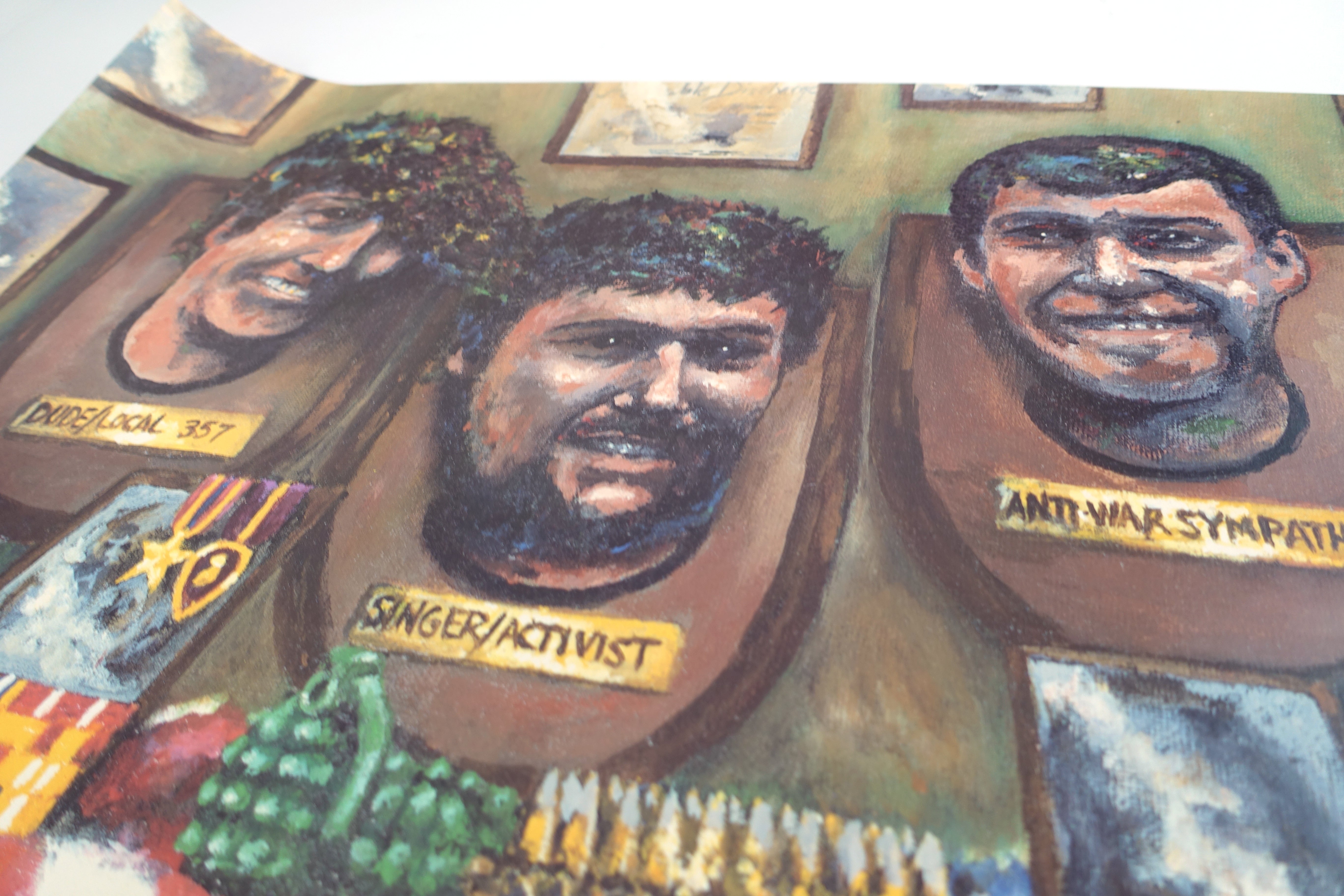 Minutemen - 3-Way Tie (For Last) 1985 SST 19"X25" Original Promo Poster