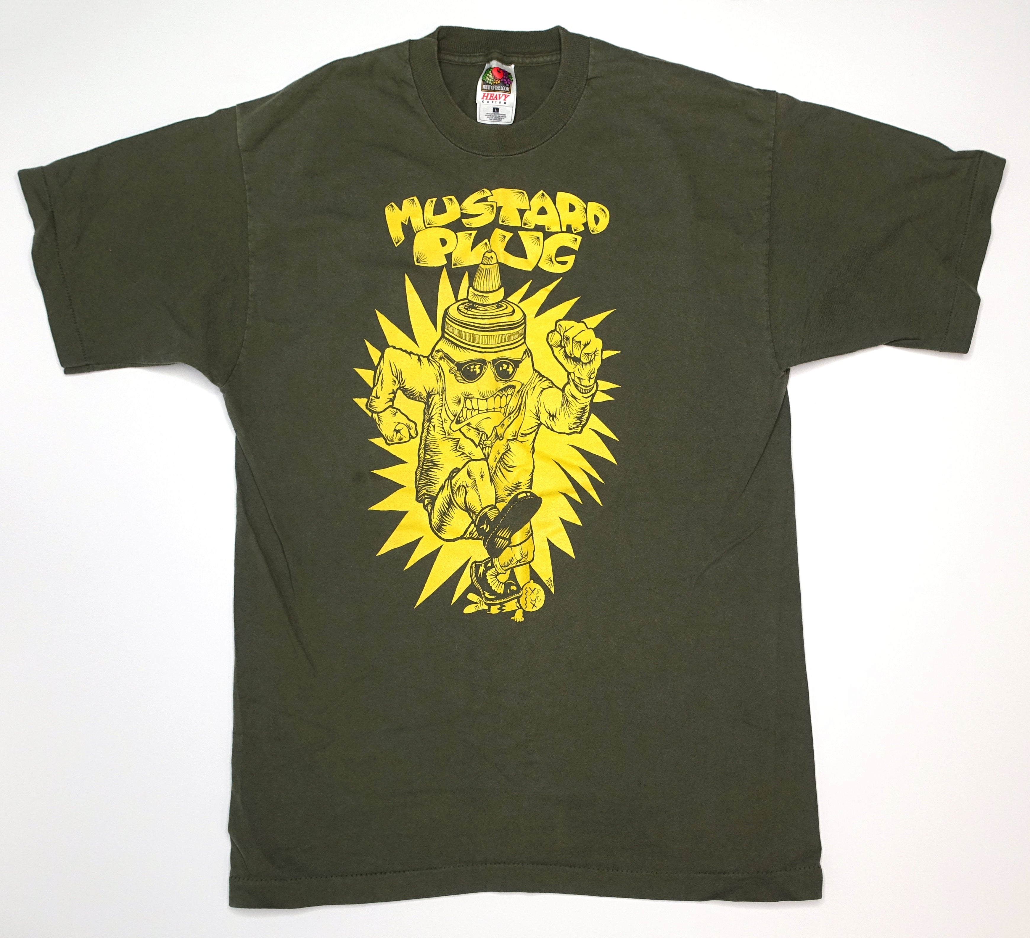 Mustard Plug – Skankin' Mustard Bottle 90's Tour Shirt Size Large