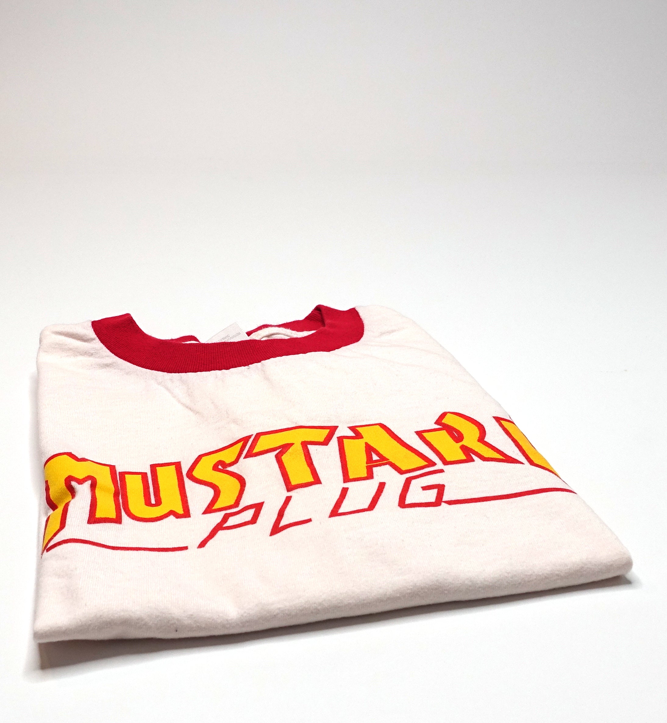Mustard Plug – Thrasher Logo 90's Tour Shirt Size Medium