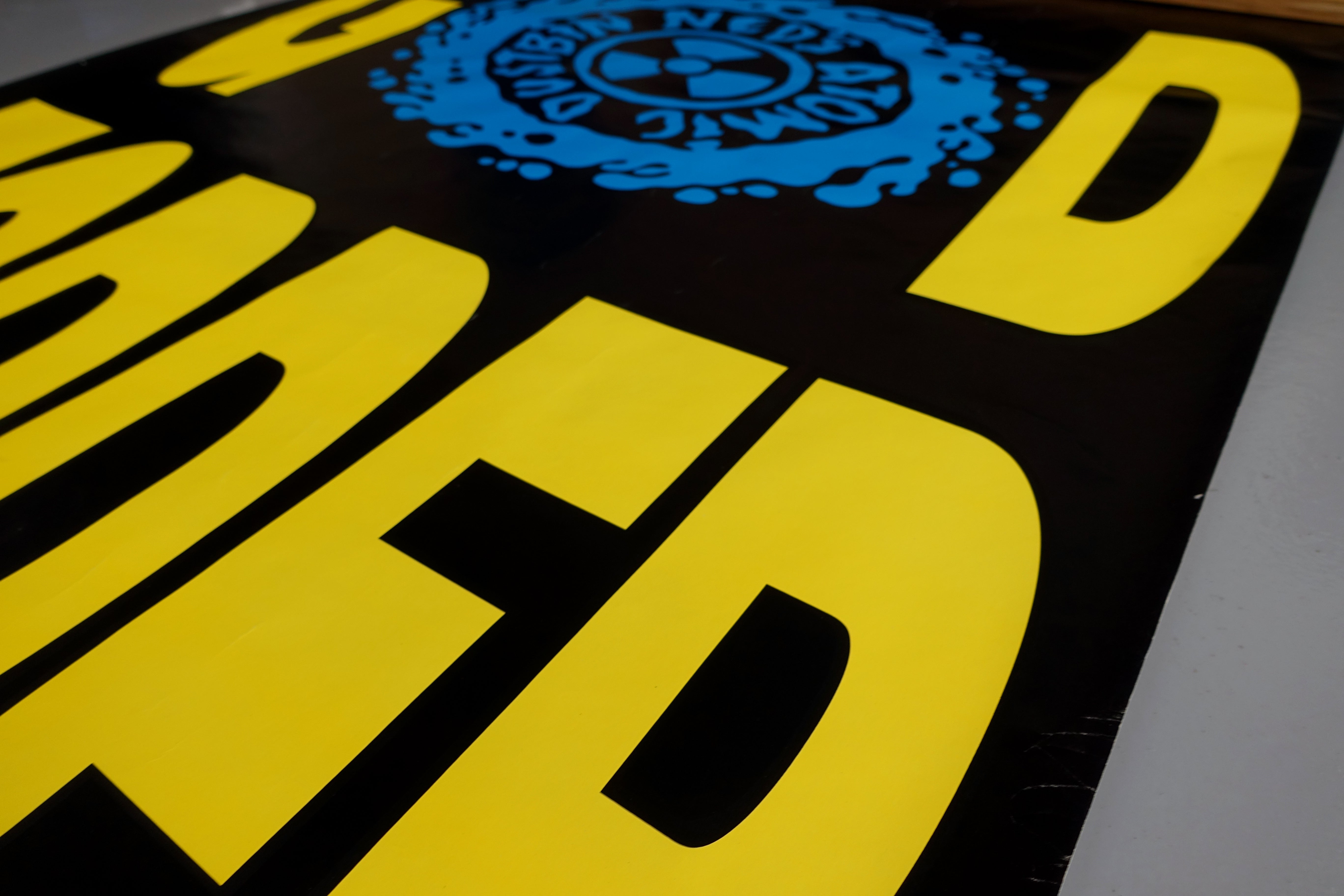 Ned's Atomic Dustbin - God Fodder 40" X 60" 1991 Subway Promo Poster