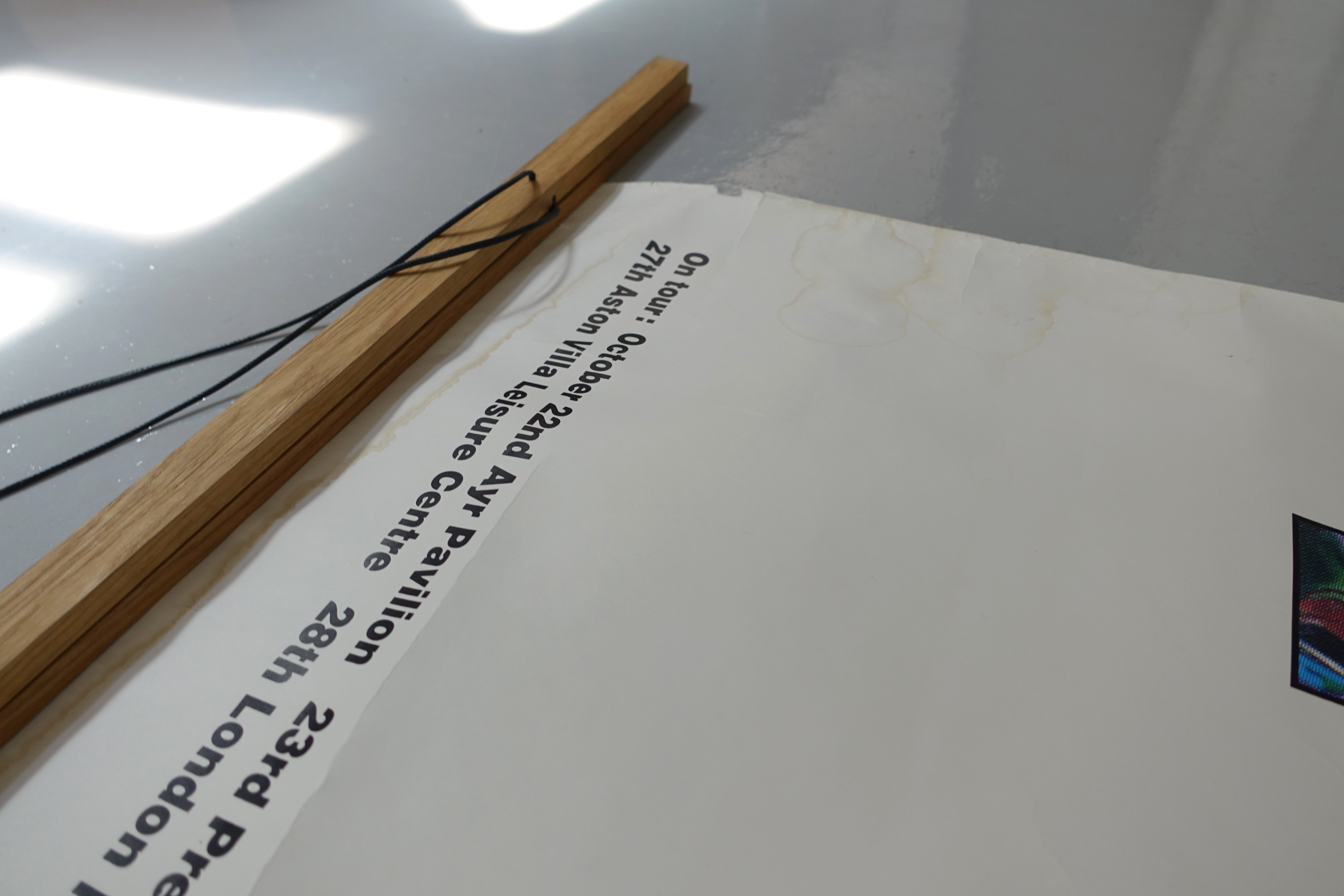 Ned's Atomic Dustbin - Trust / God Fodder UK Tour 40" X 60" 1991 Subway Poster