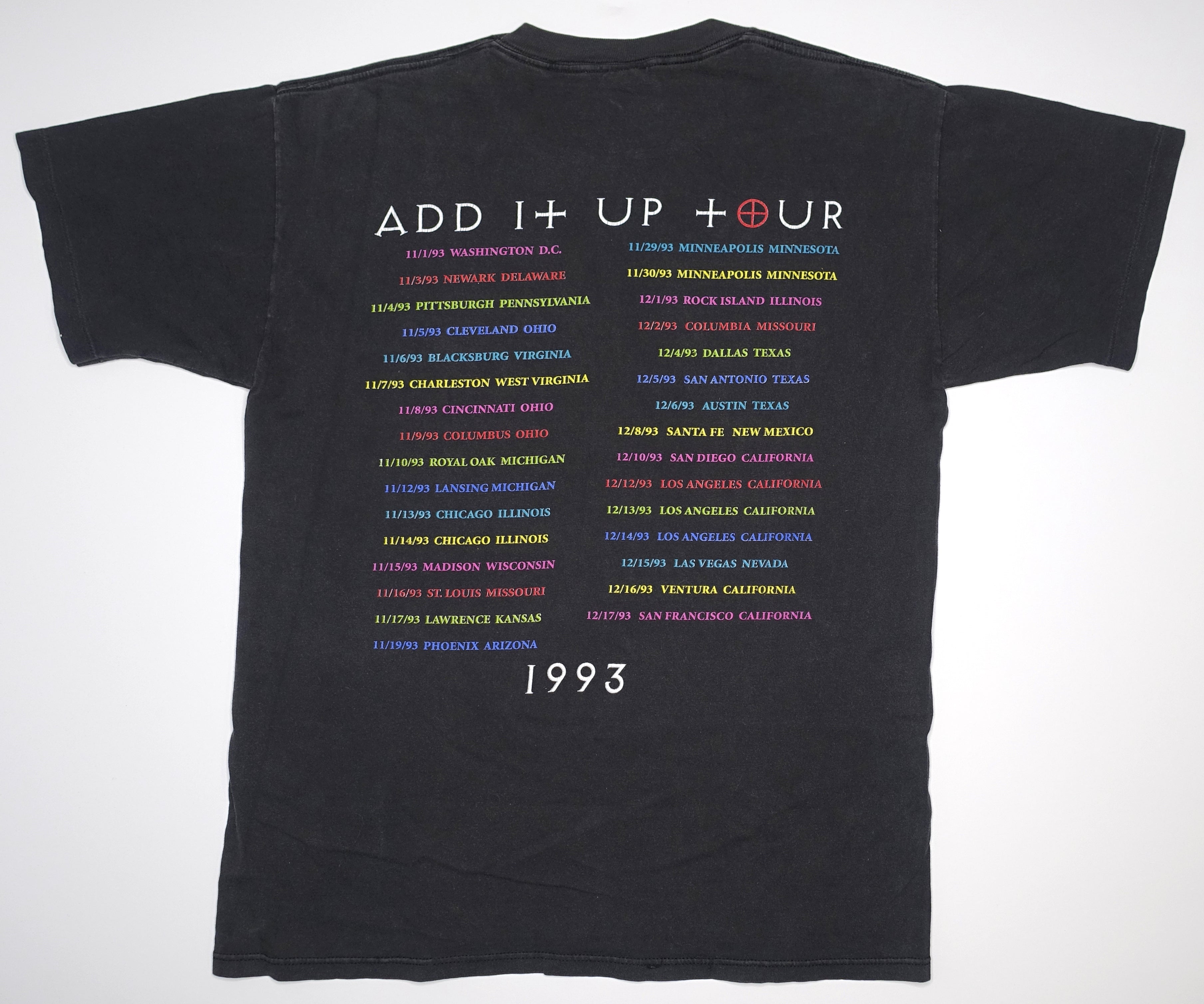 Violent Femmes - Add It Up 1993 Tour Shirt Size Large