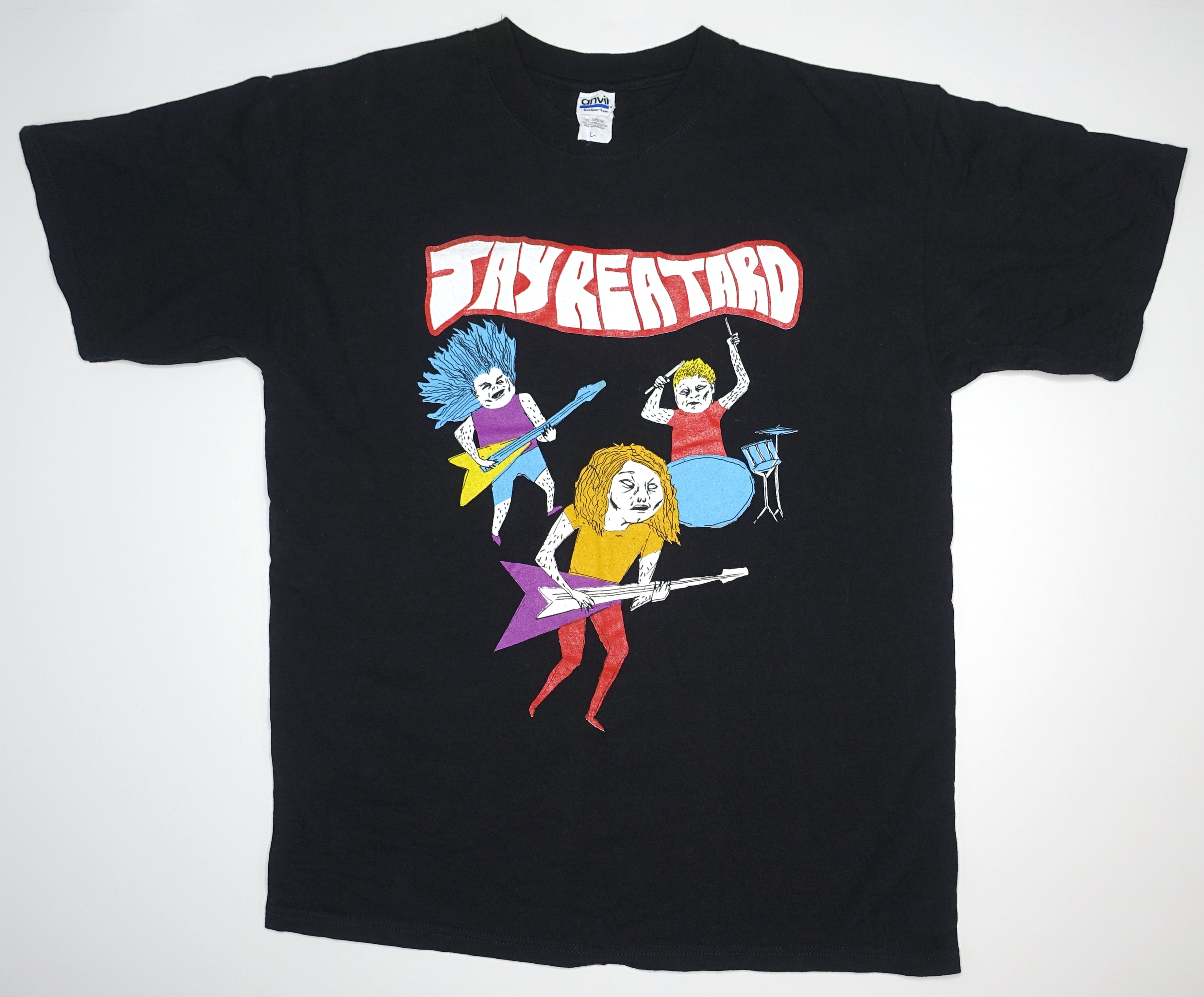 Jay Reatard - Cartoon Band 200? Tour Shirt Size Large