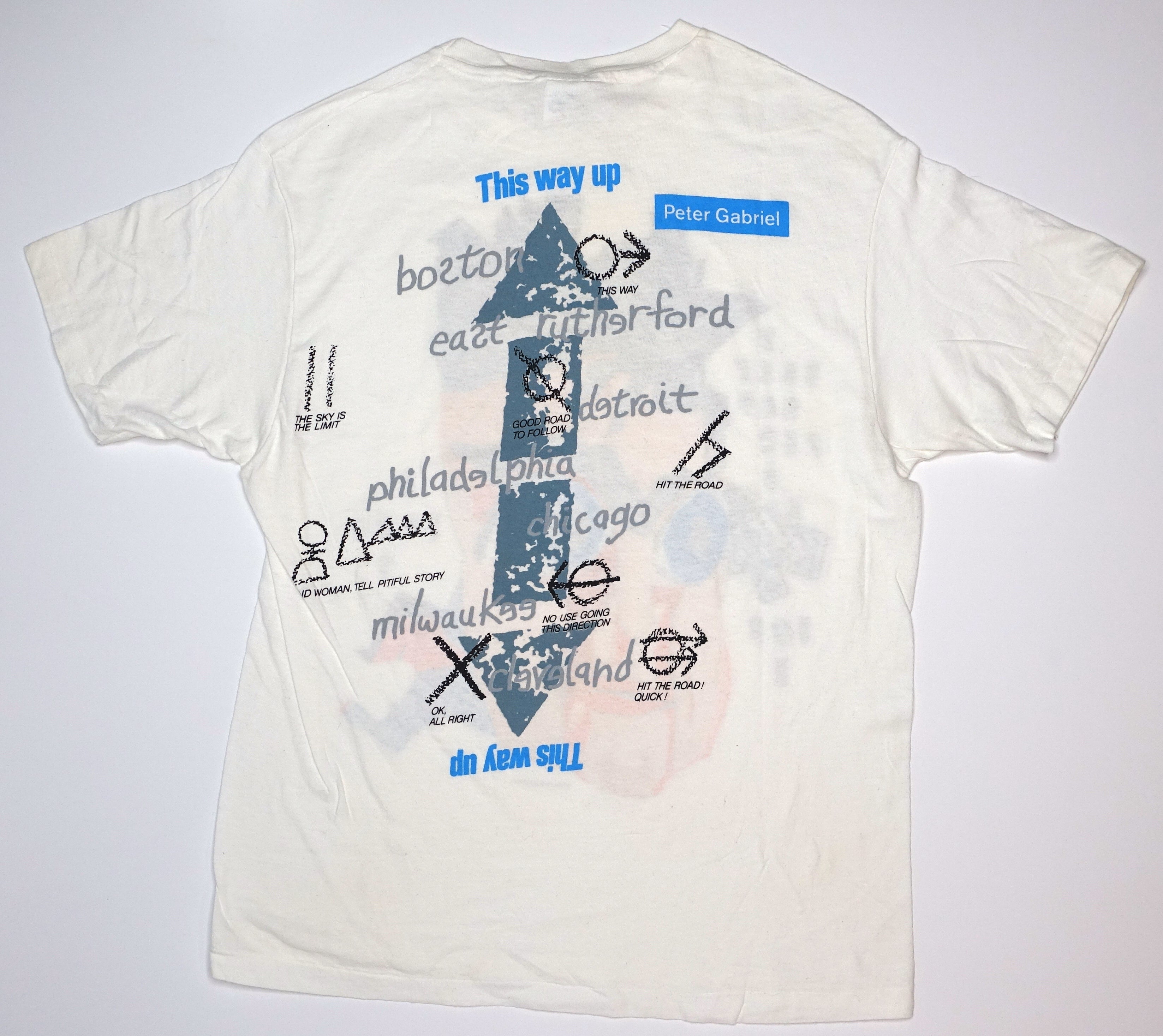 Peter Gabriel - So US 1987 US Tour Shirt Size Large