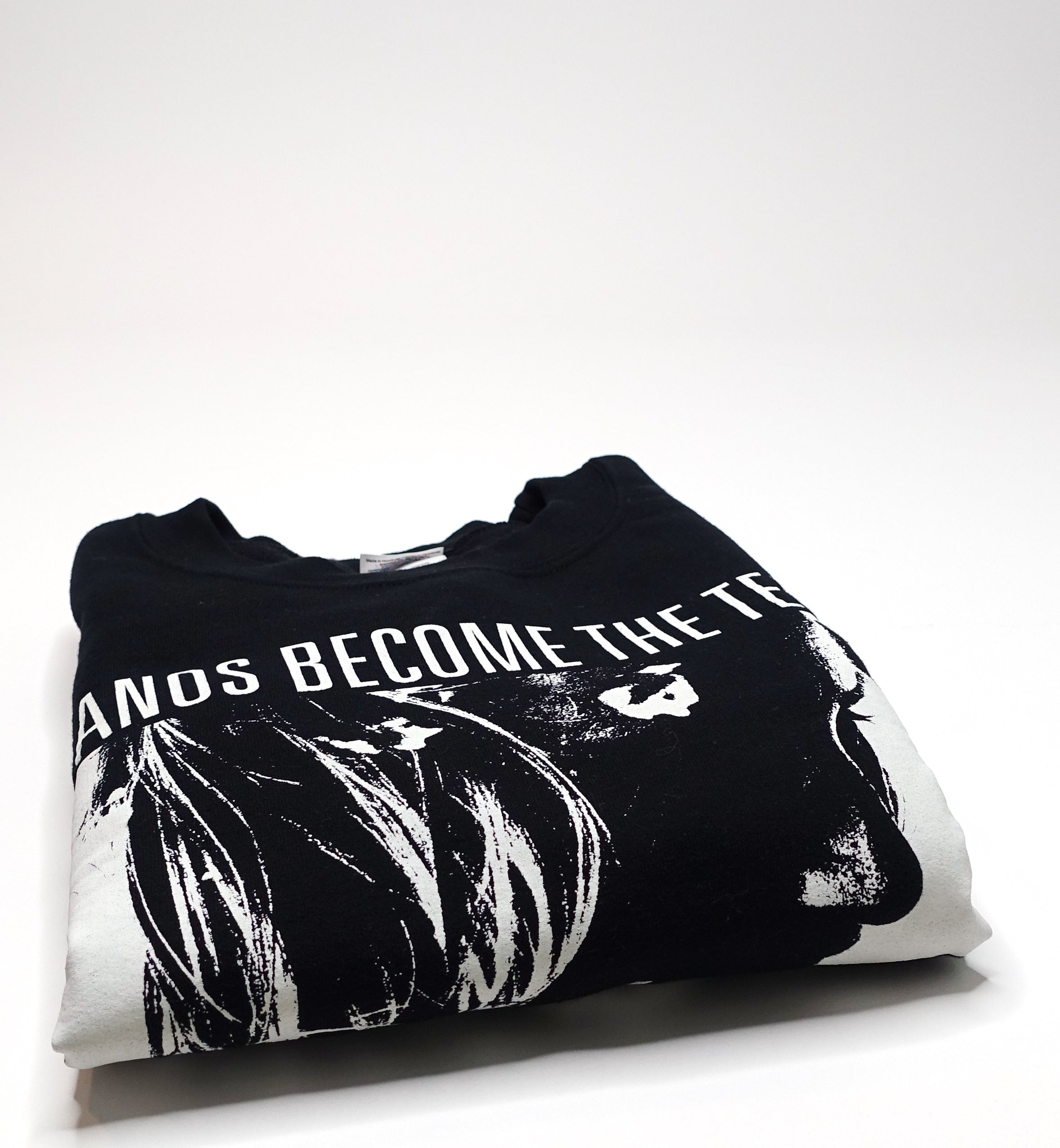 Pianos Become The Teeth - Girl With Flower Tour Sweat Shirt Size Small