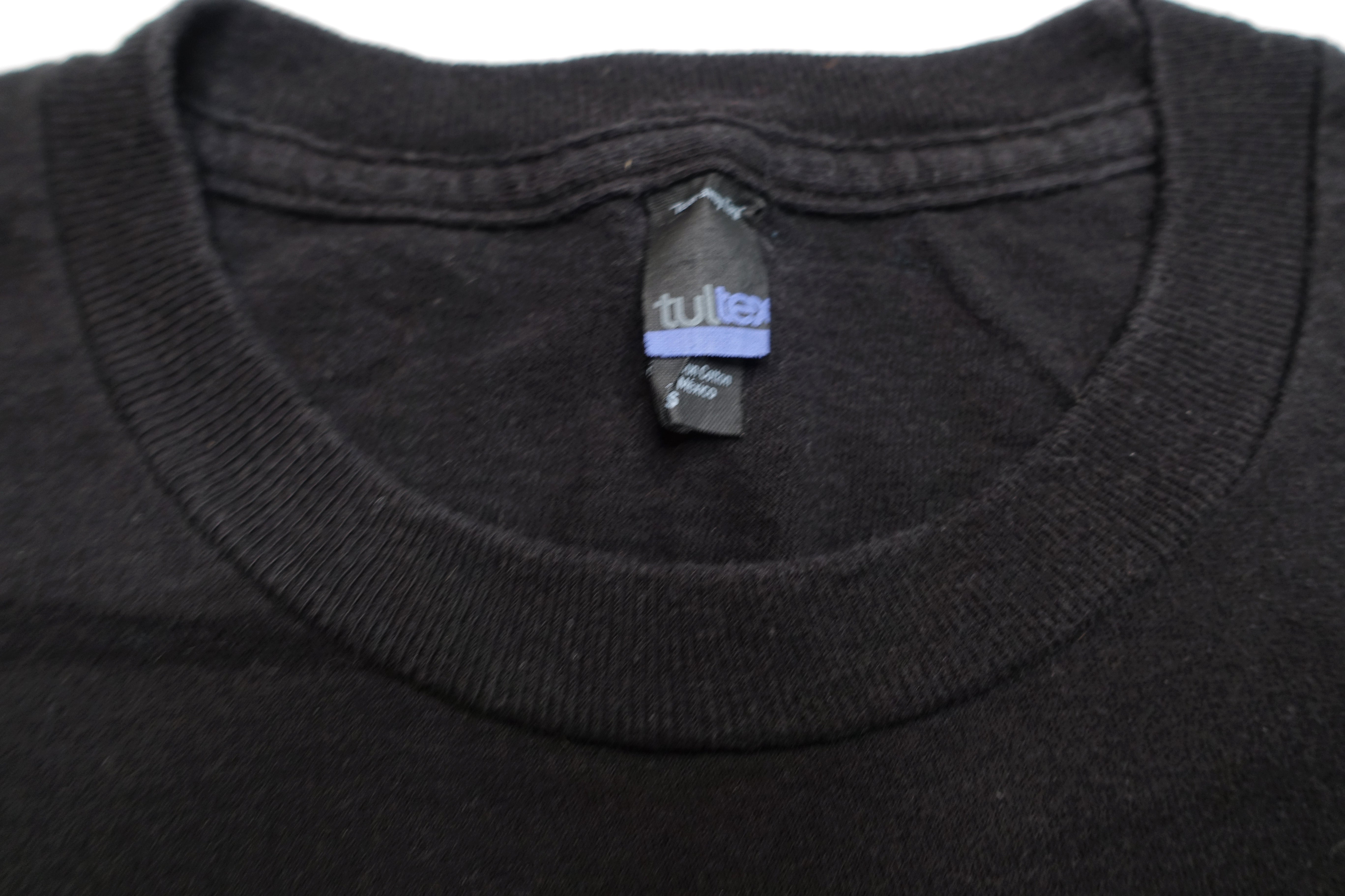 Plague Vendor - White On Black Logo 2015 Tour Shirt Size Small