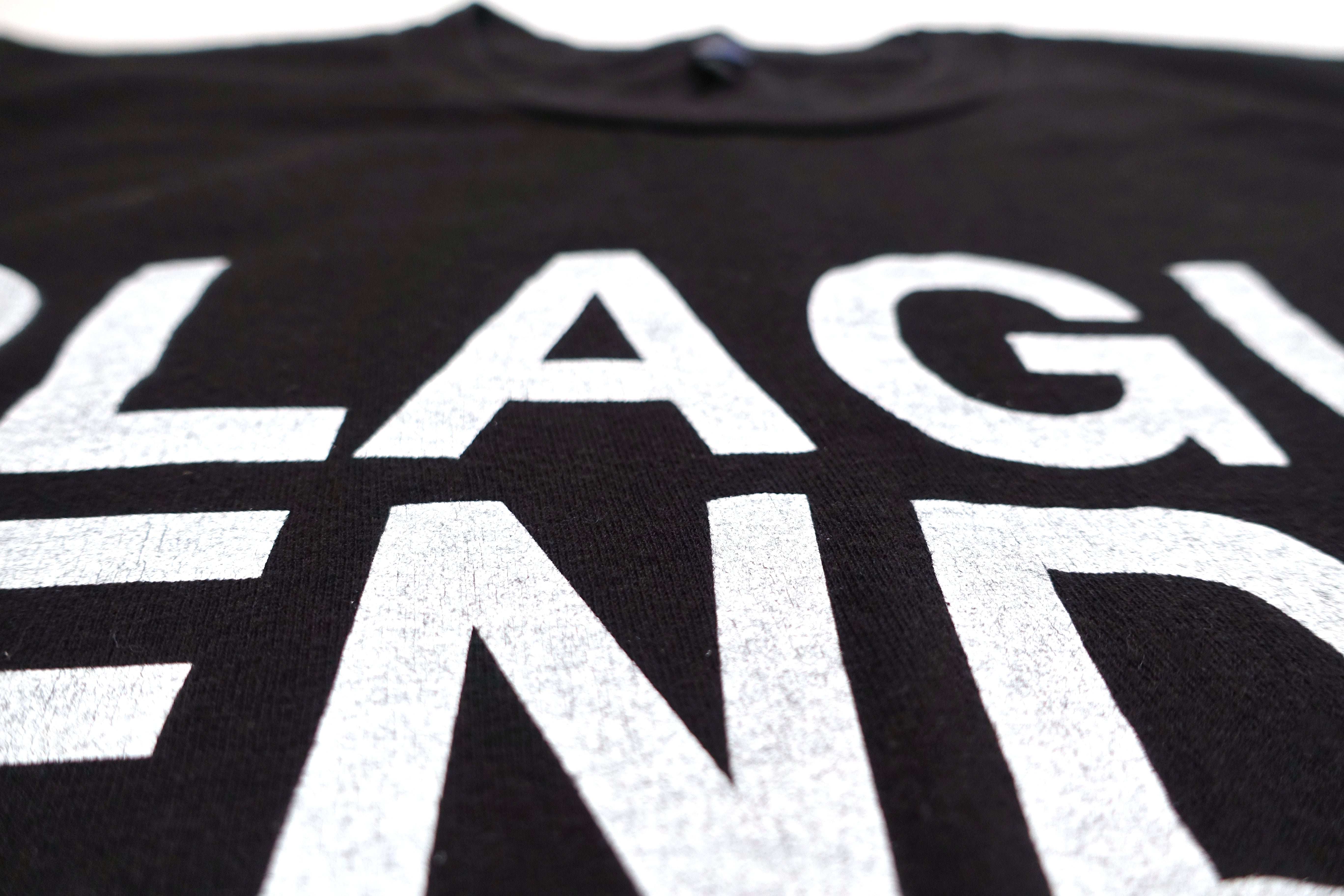 Plague Vendor - White On Black Logo 2015 Tour Shirt Size Small