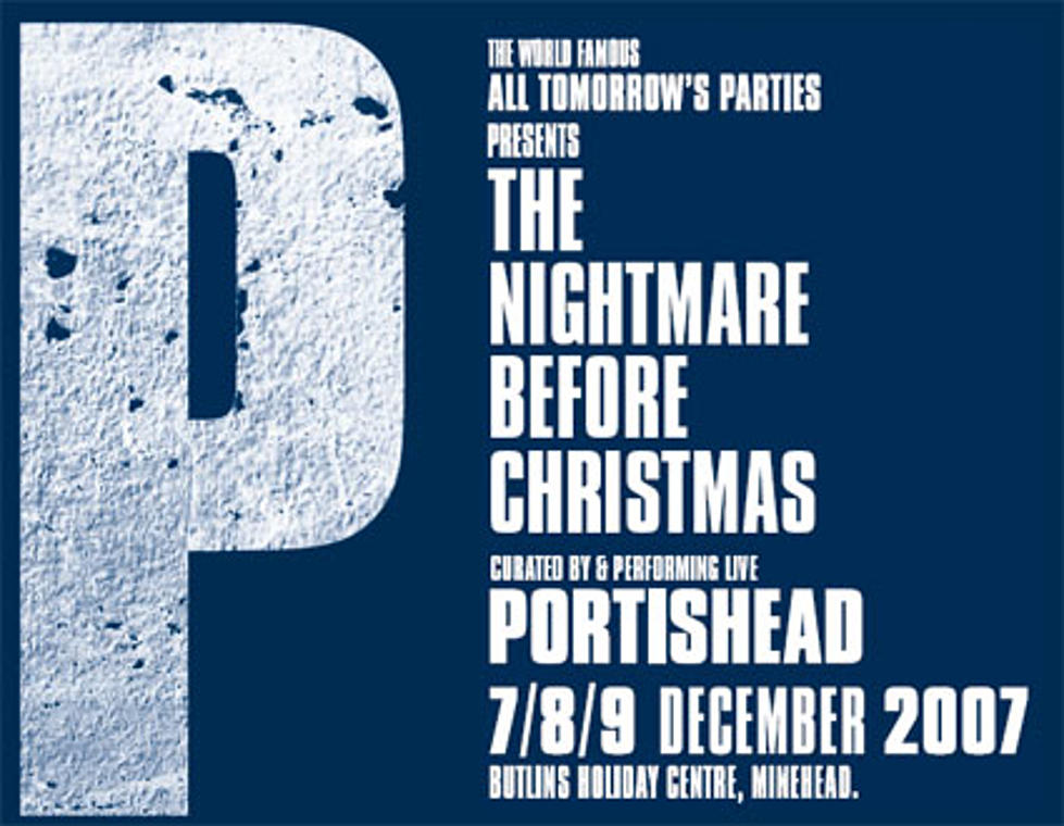 Portishead - All Tomorrow's Parties December 2007 Tour Shirt Size Large