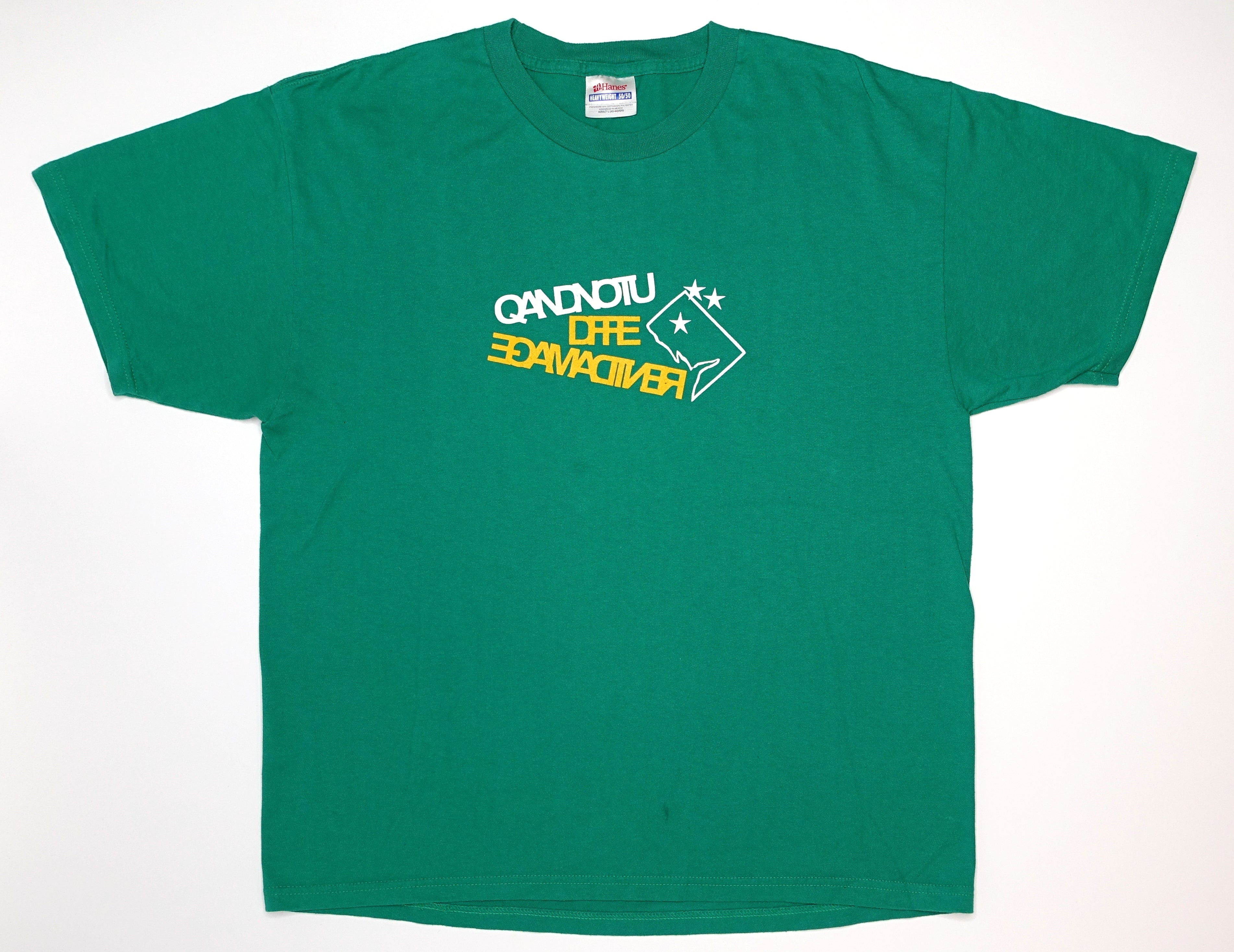 Q And Not U - Different Damage D.C. State 2002 Tour Shirt Size Large