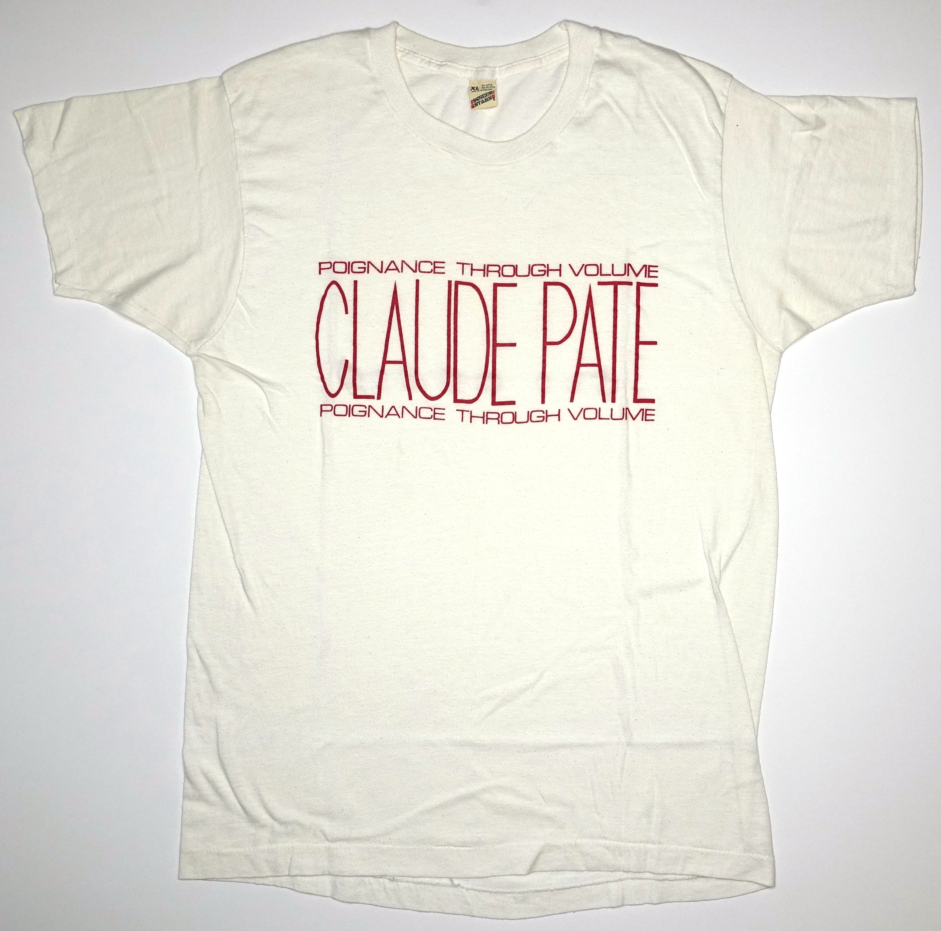 Claude Pate - Poignance Through Voulume 1986 Vintage Tour Shirt Size XL