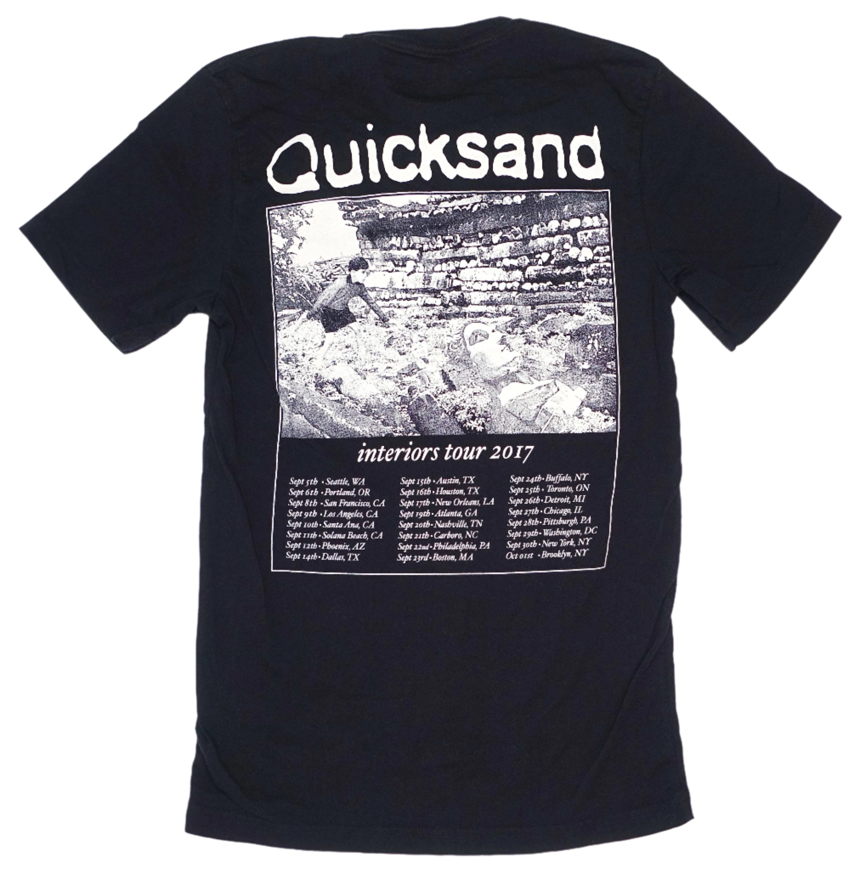 Quicksand – Interiors Pocket 2017 Tour Shirt Size Small