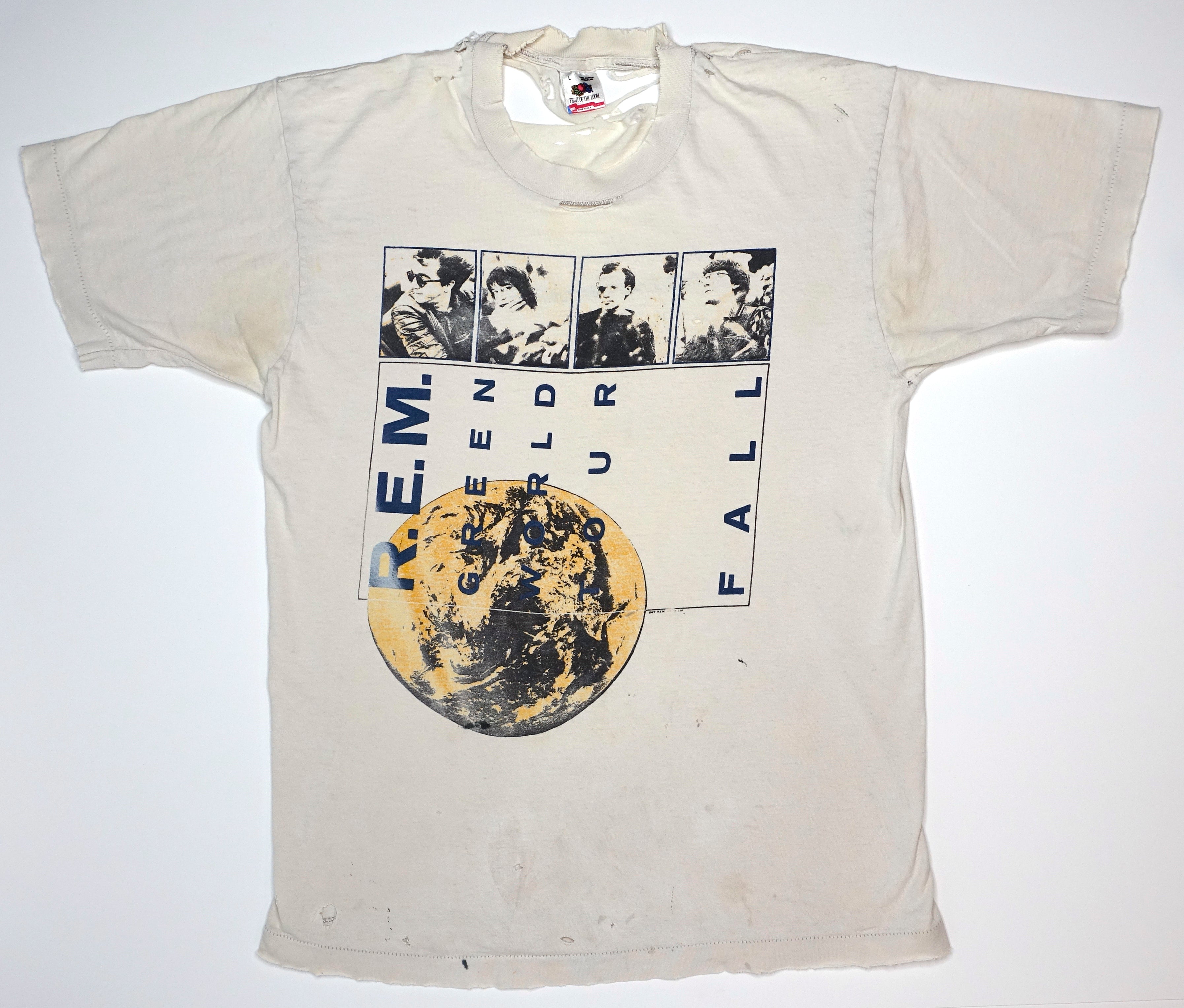R.E.M. – Green World Fall Tour 1989 Shirt Size Large
