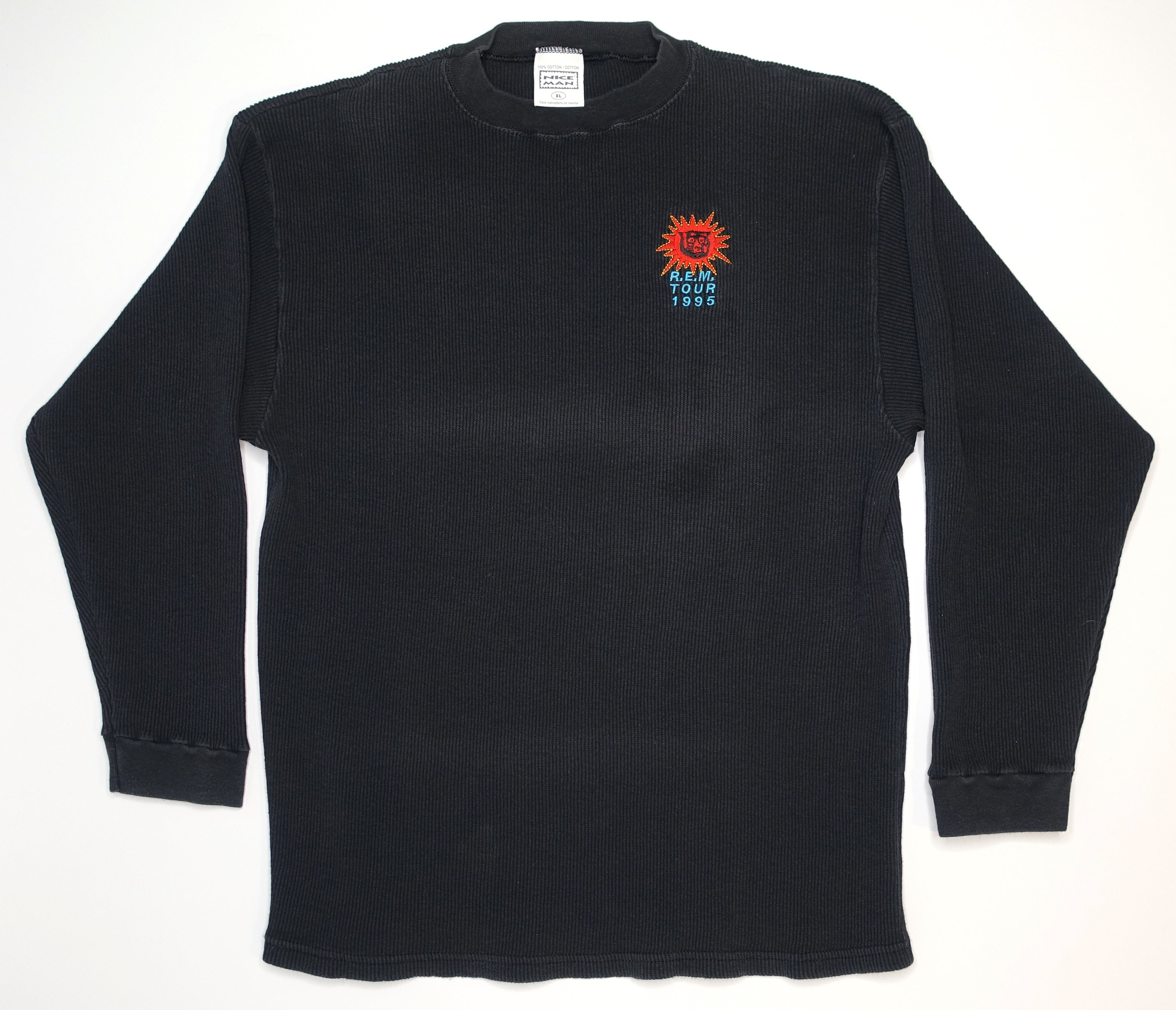 R.E.M. – Monster 1995 Thermal Long Sleeve Tour Shirt Size XL