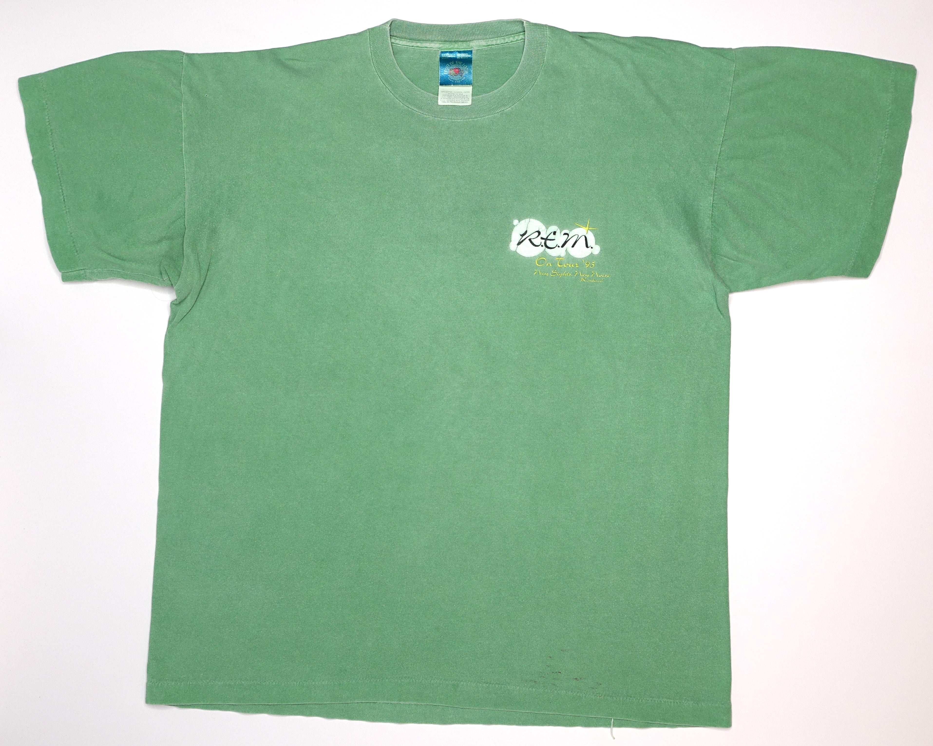 R.E.M. – New Sights, New Noise 1995 World Tour Shirt Size XL