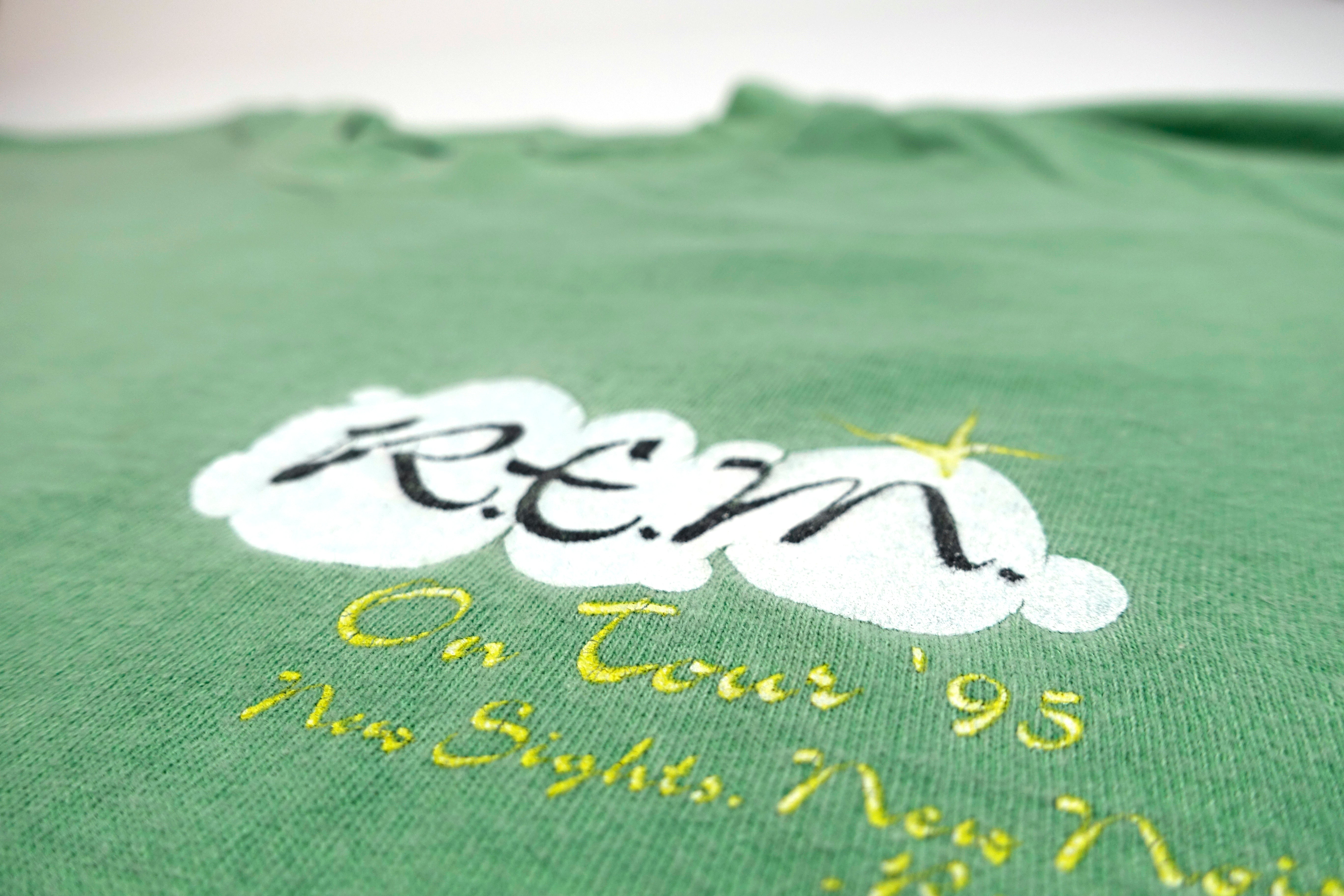 R.E.M. – New Sights, New Noise 1995 World Tour Shirt Size XL