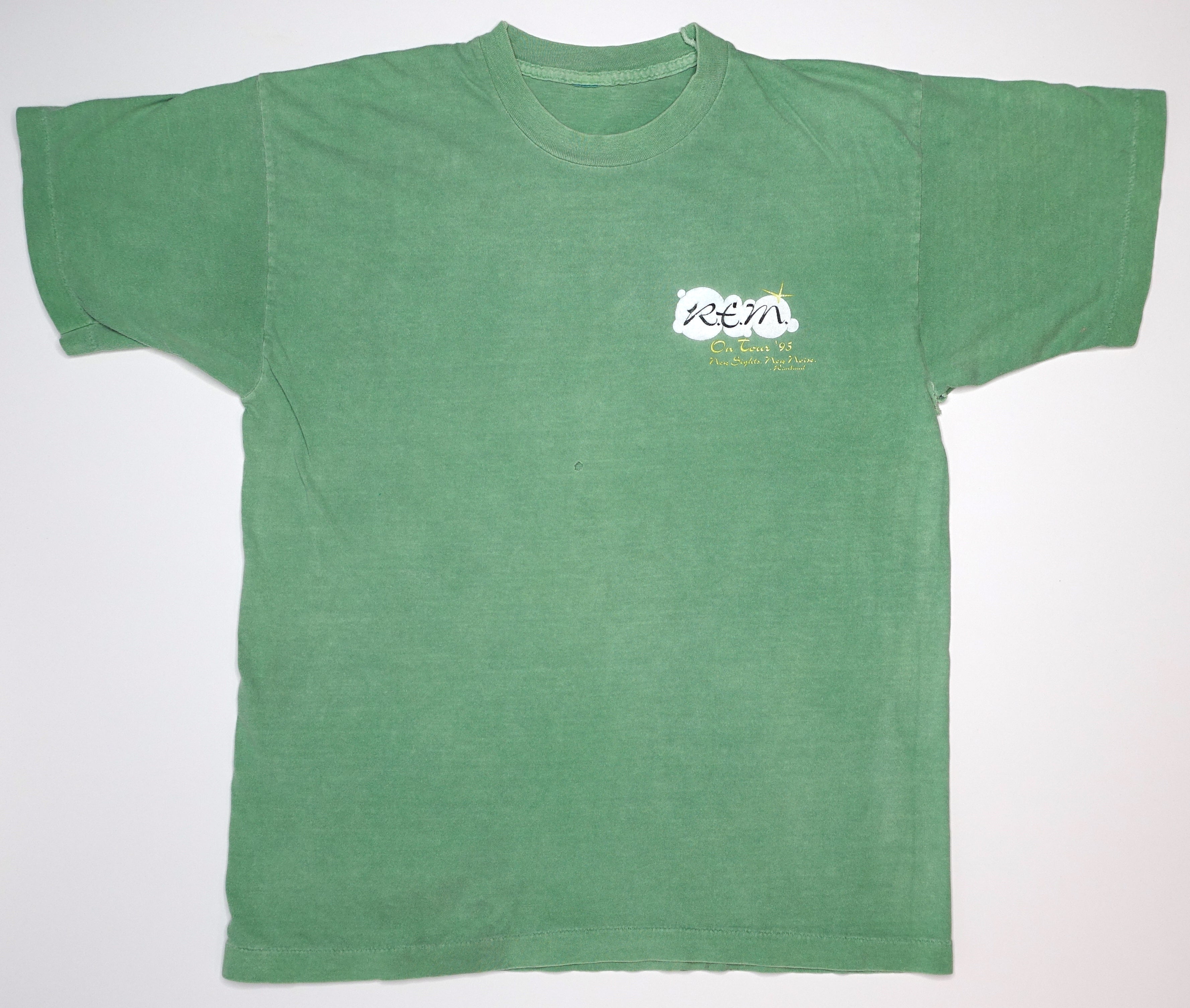 R.E.M. – New Sights, New Noise 1995 World Tour Shirt Size XL