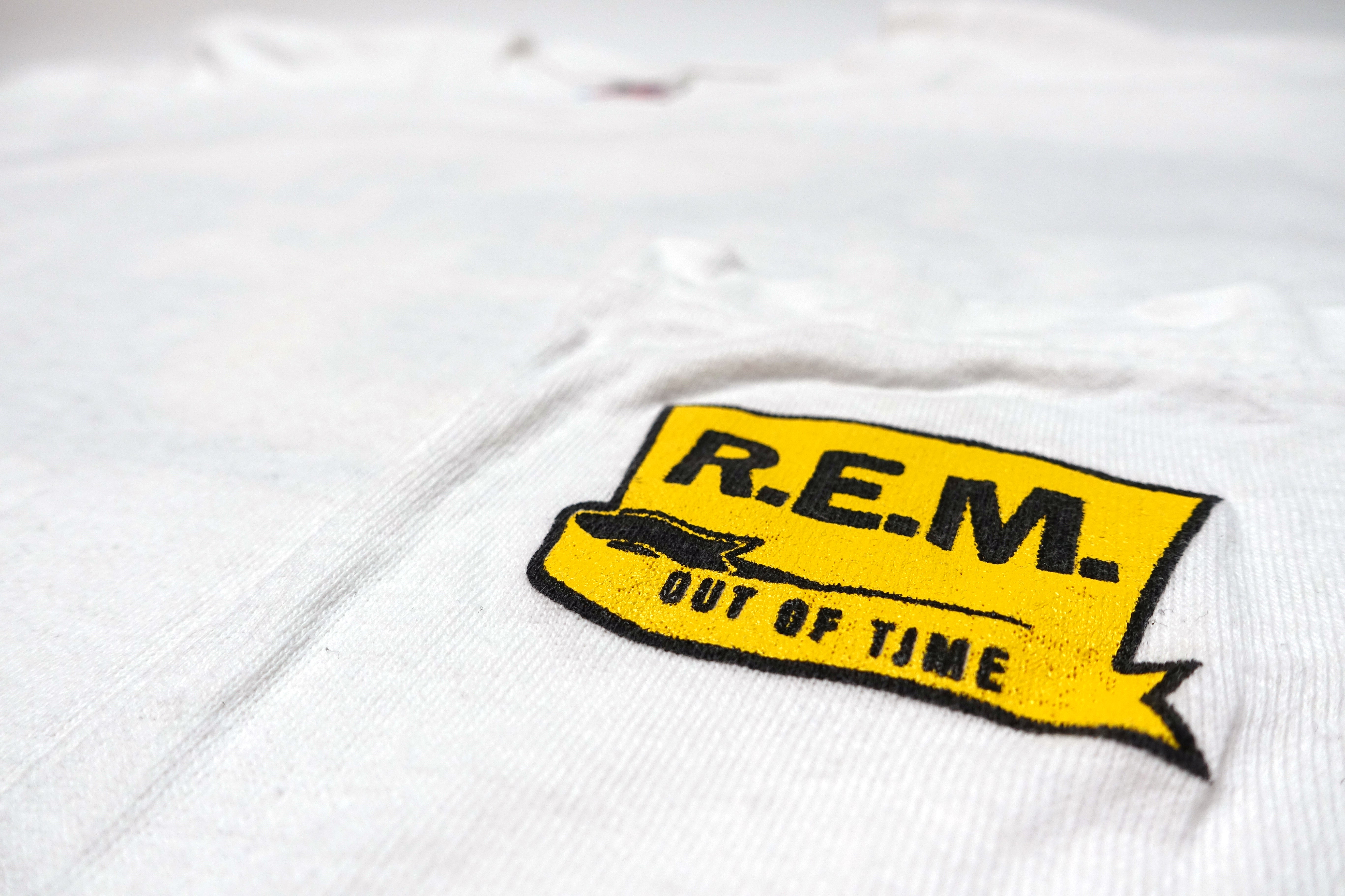 R.E.M. – Out Of Time 1991 Pocket Tour Shirt Size XL