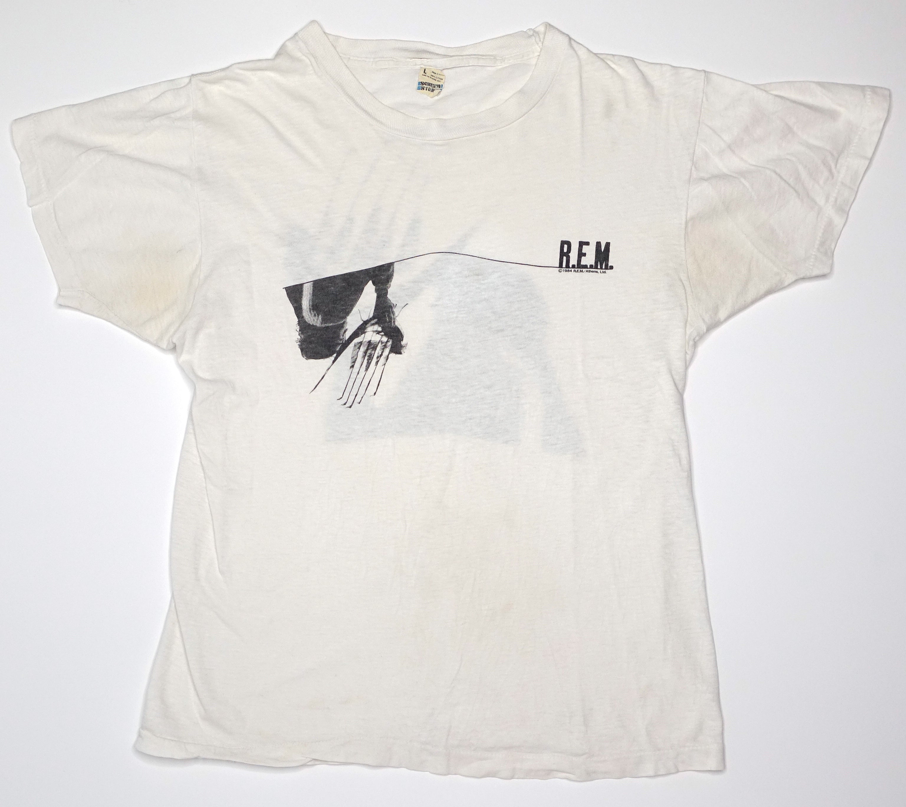 R.E.M. – Reckoning / Sailboat 1984 Tour Shirt Size Large