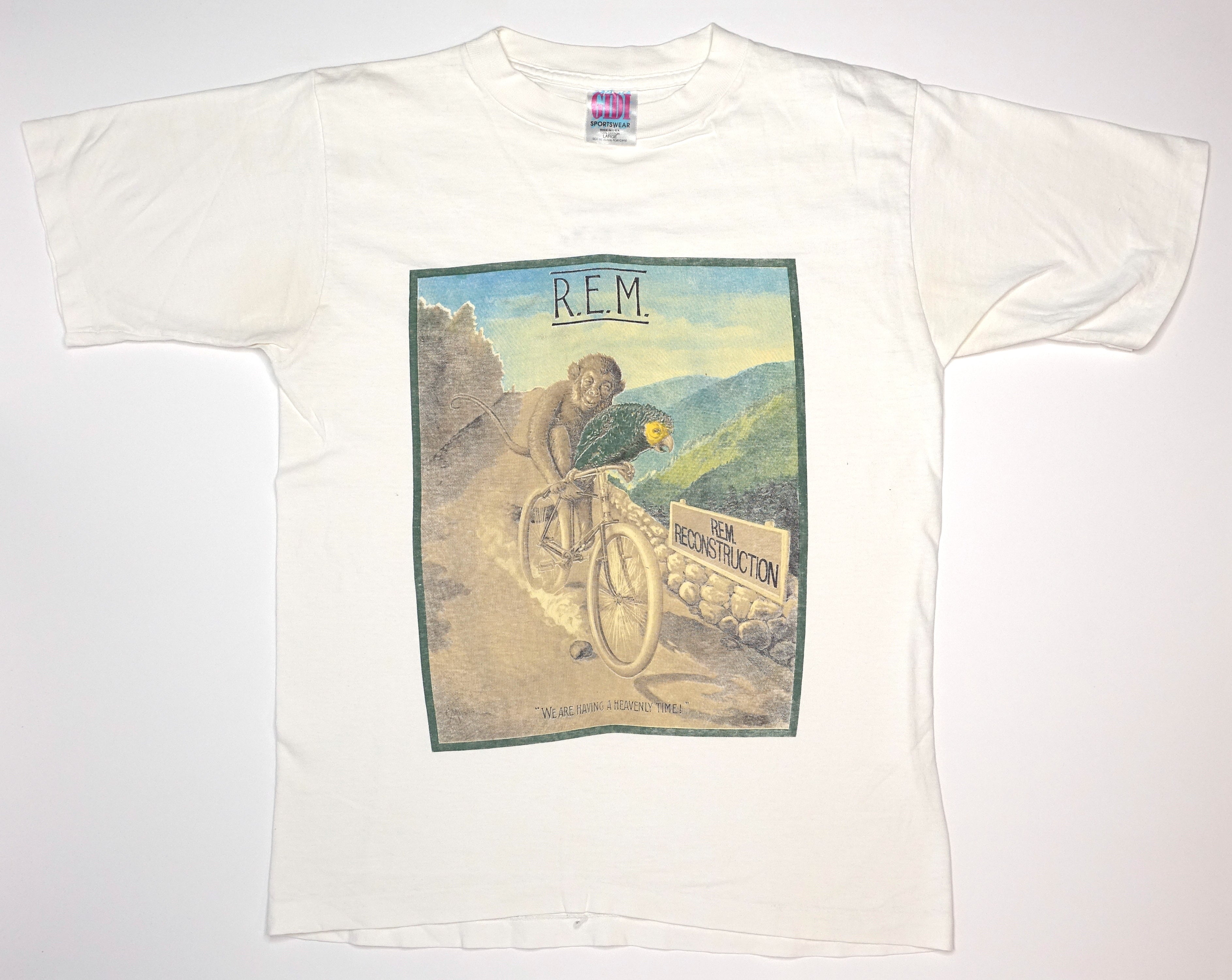 R.E.M. – Reconstruction III 1985 Tour Shirt Size Large