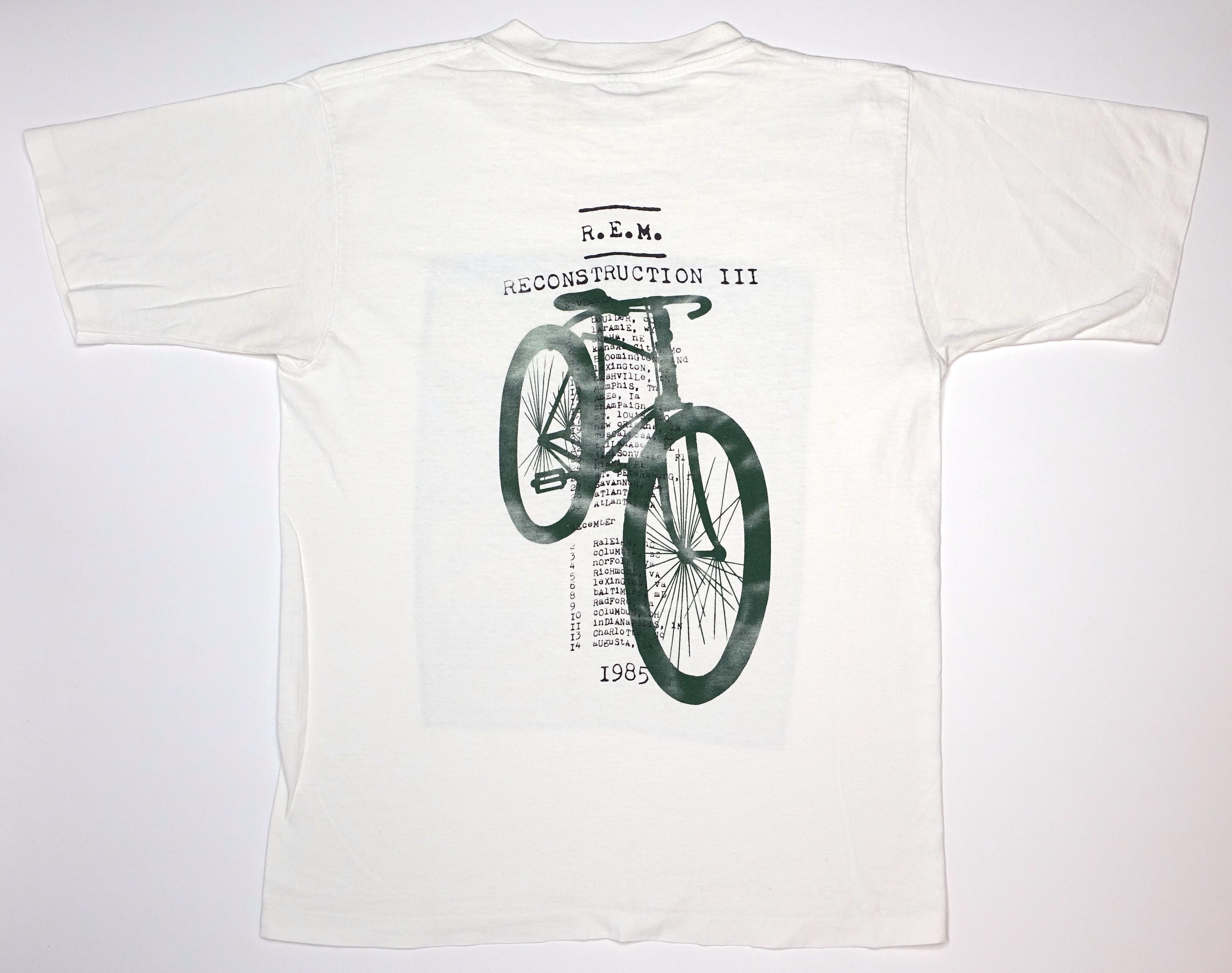 R.E.M. – Reconstruction III 1985 Tour Shirt Size Large